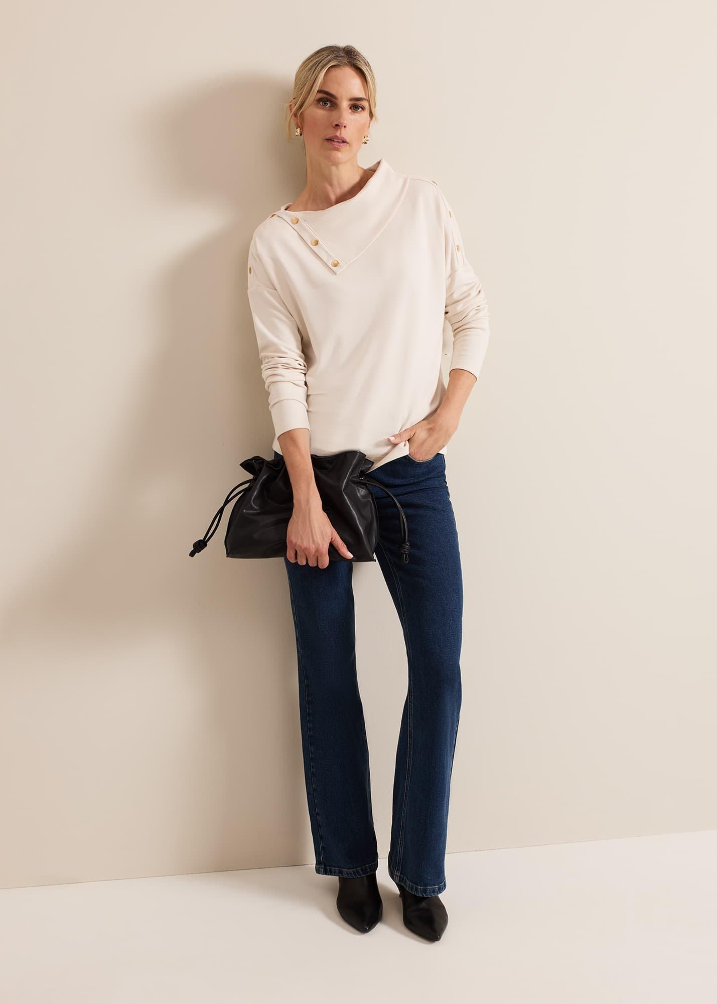 Brienna Button Detail Top