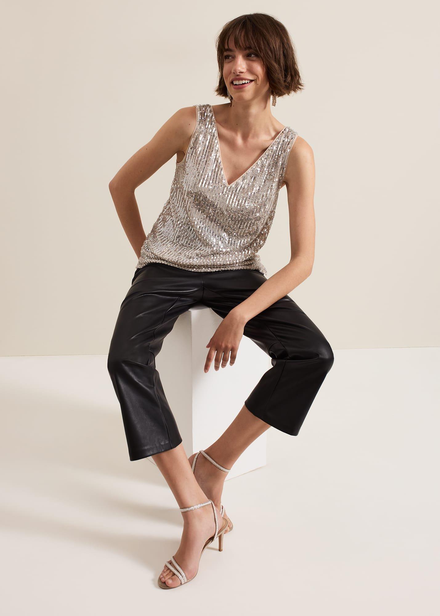 Lumi Sequin Vest Top