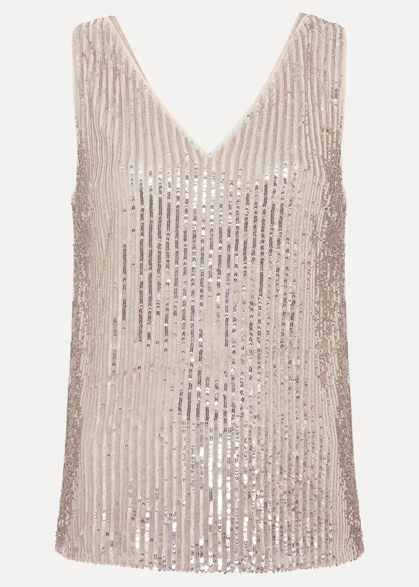 Lumi Sequin Vest Top