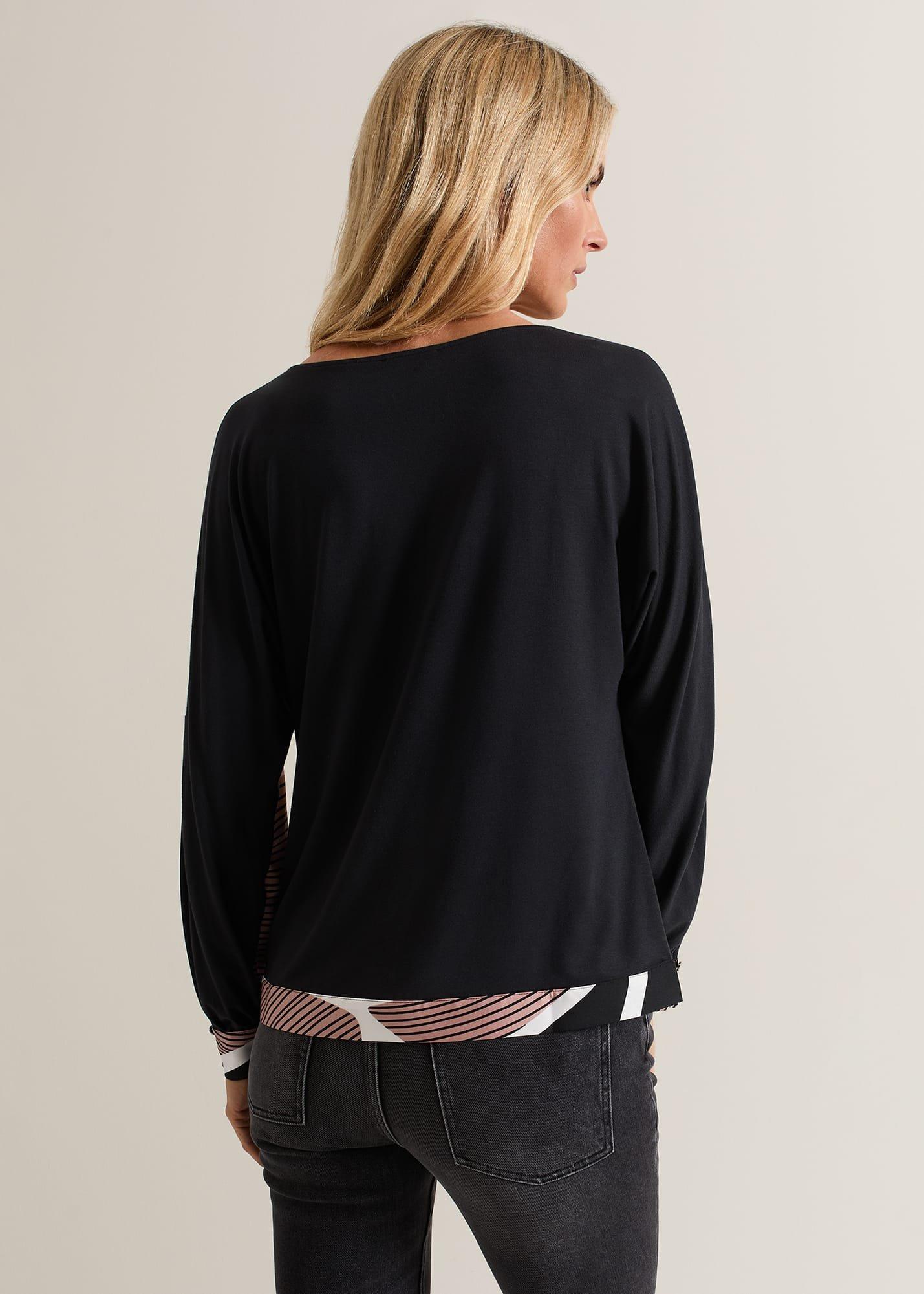 Alora Swirl Print Top