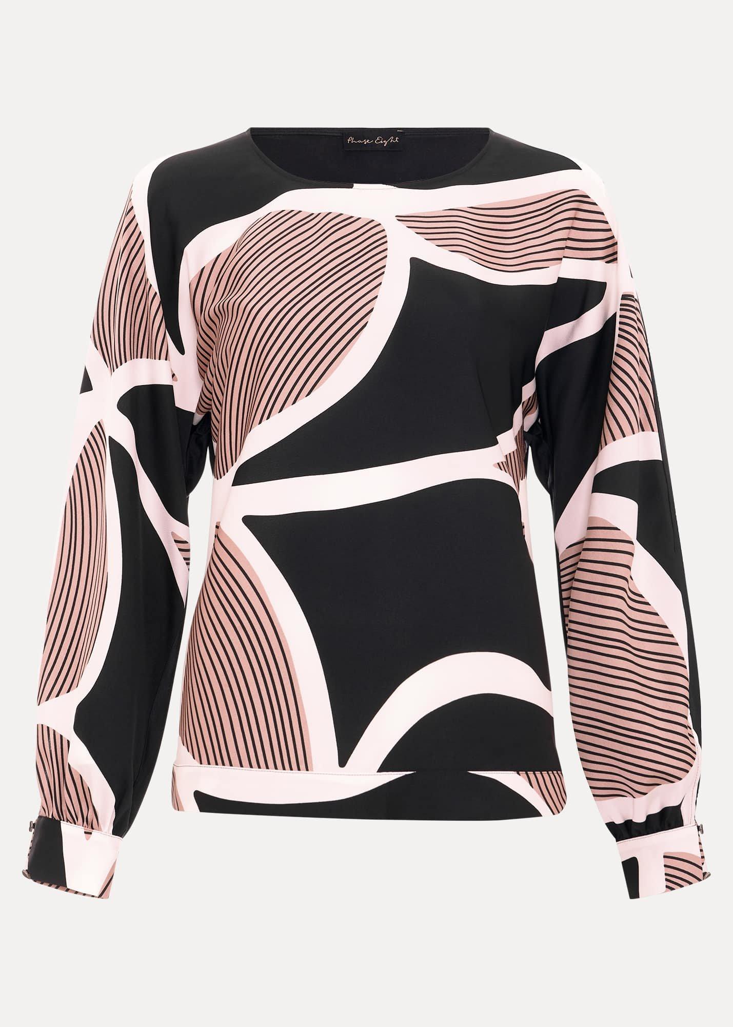 Alora Swirl Print Top