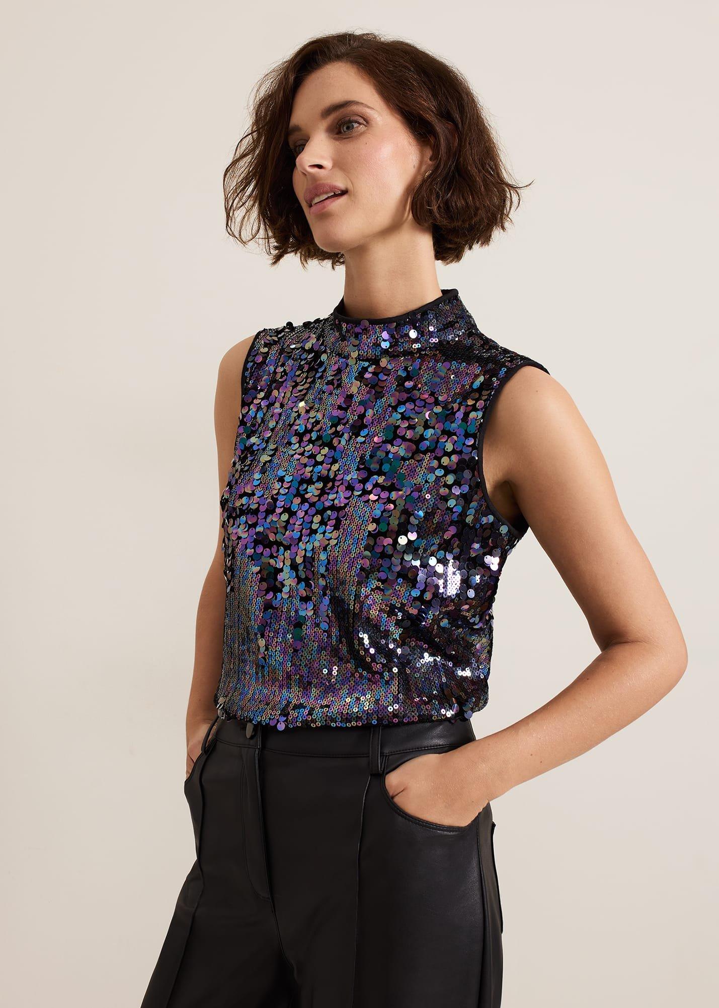 Tasha Sequin Top