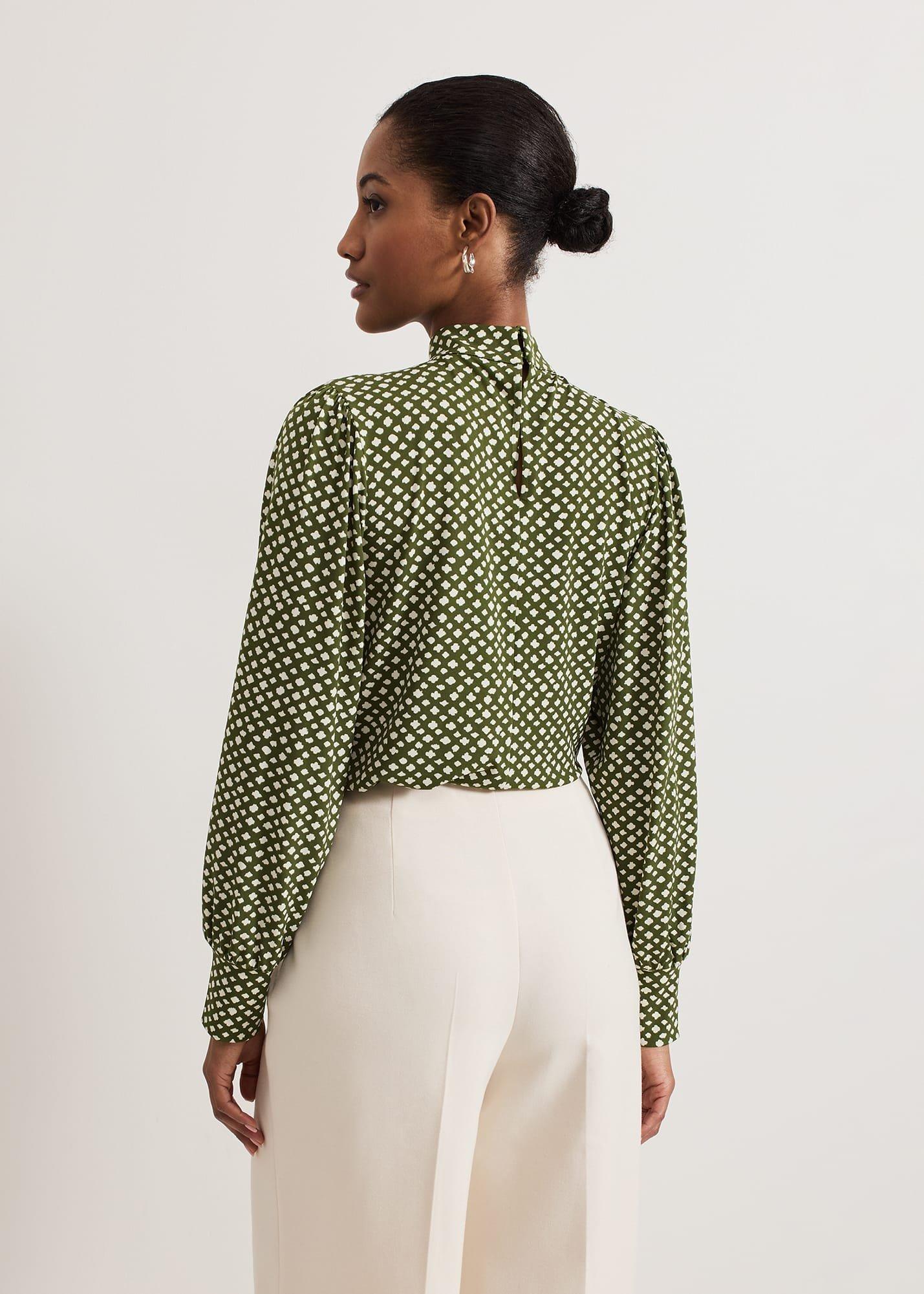 Esme High Neck Printed Top