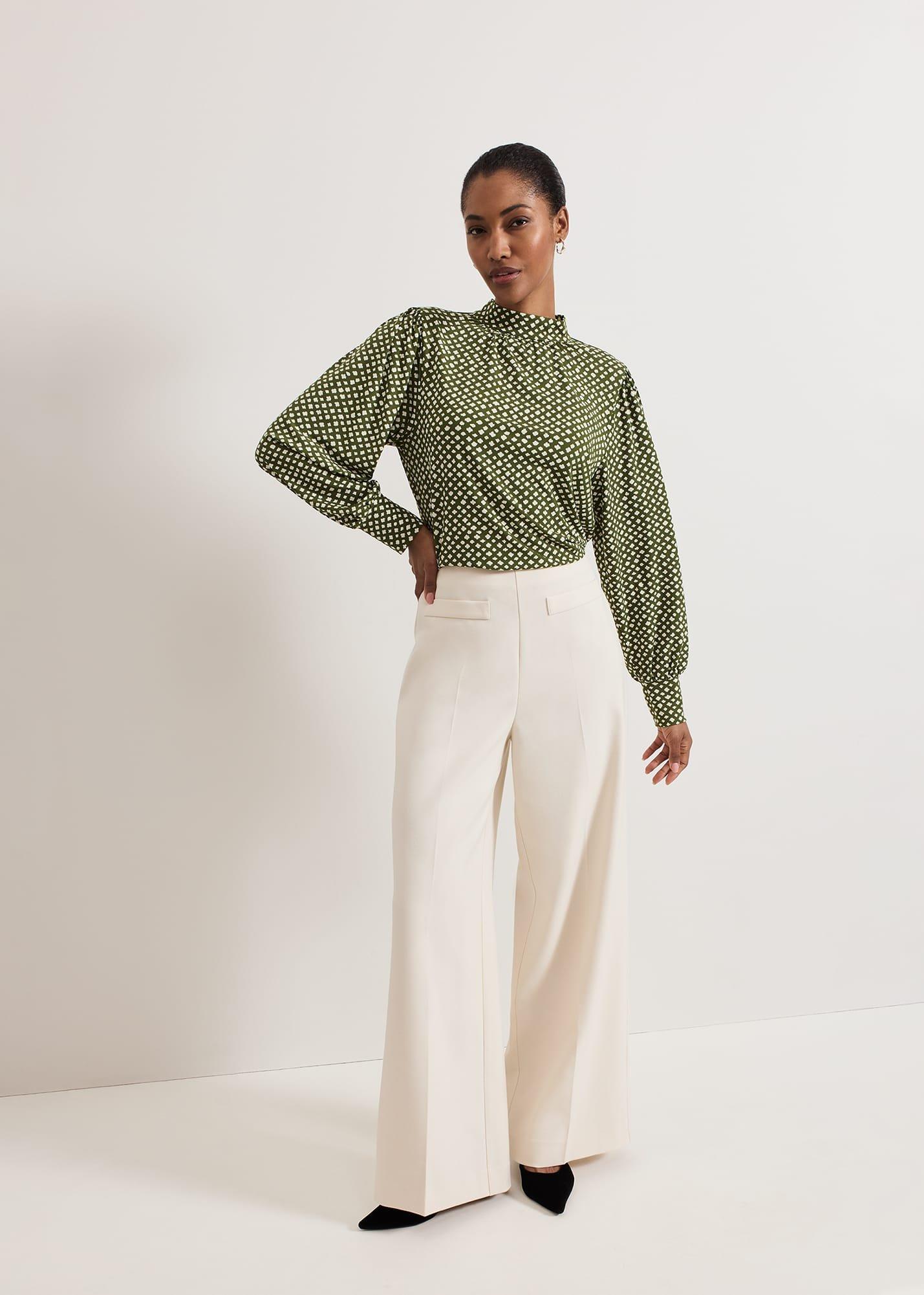 Esme High Neck Printed Top