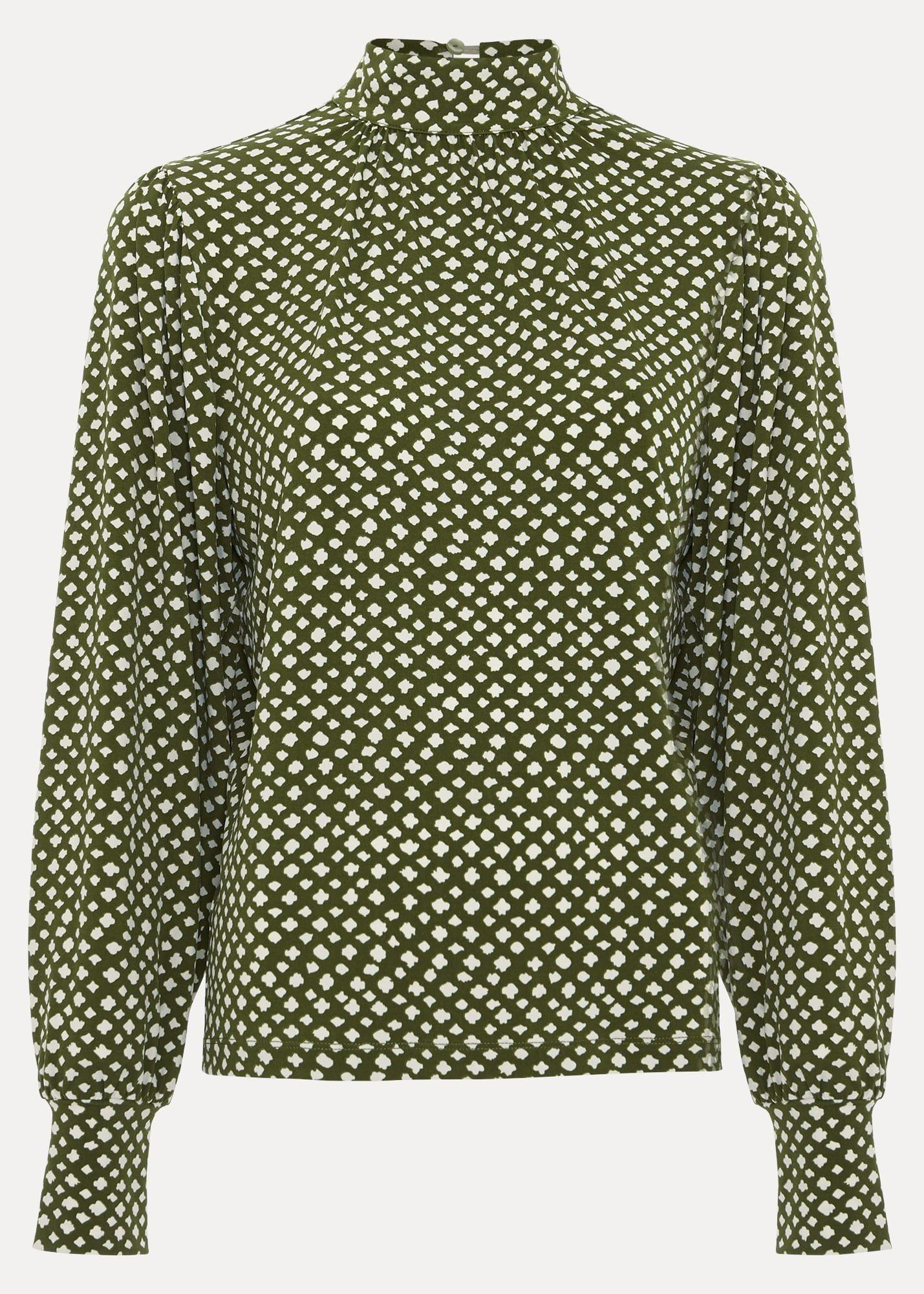 Esme High Neck Printed Top