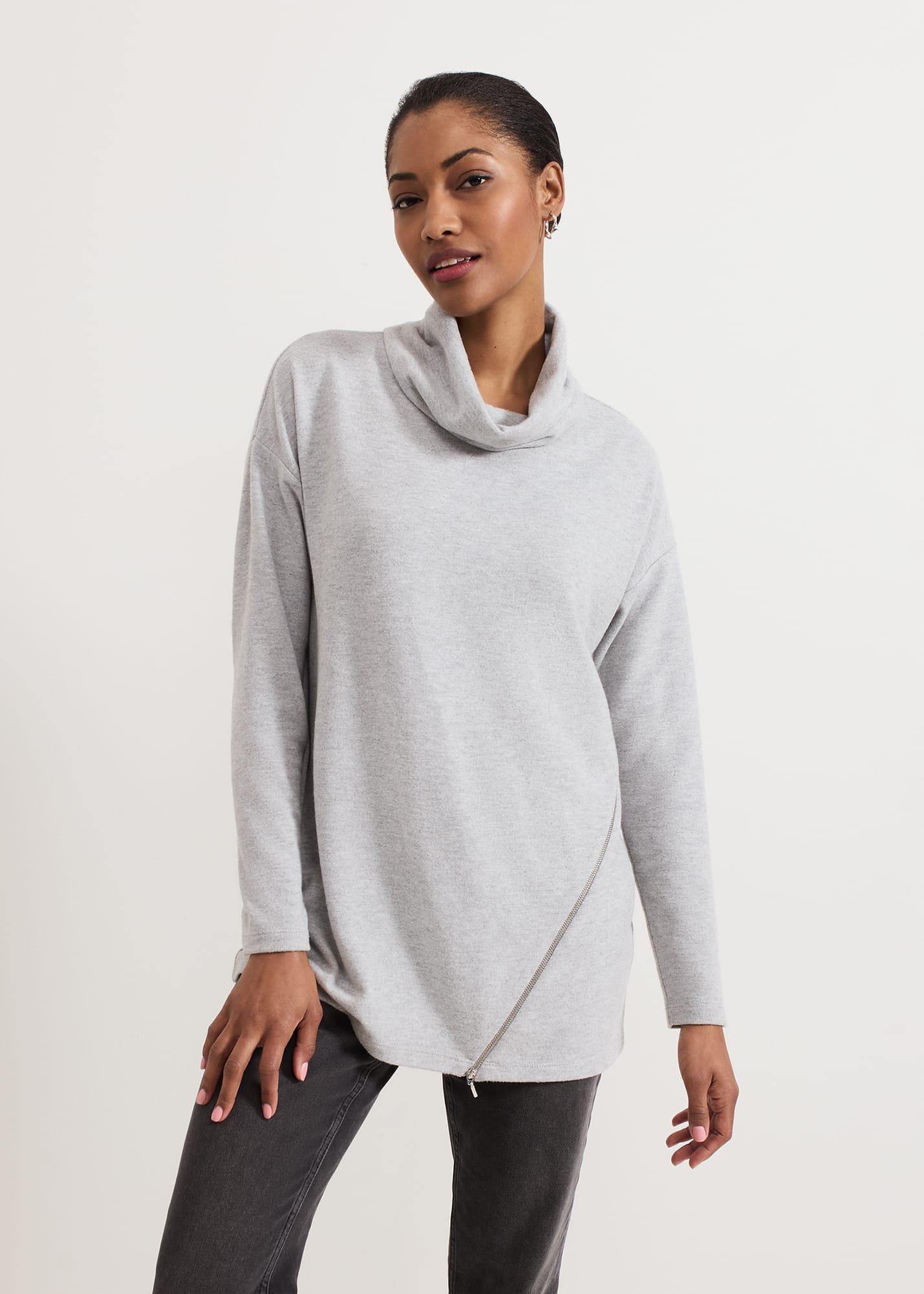 Klara Grey Snuggle Top