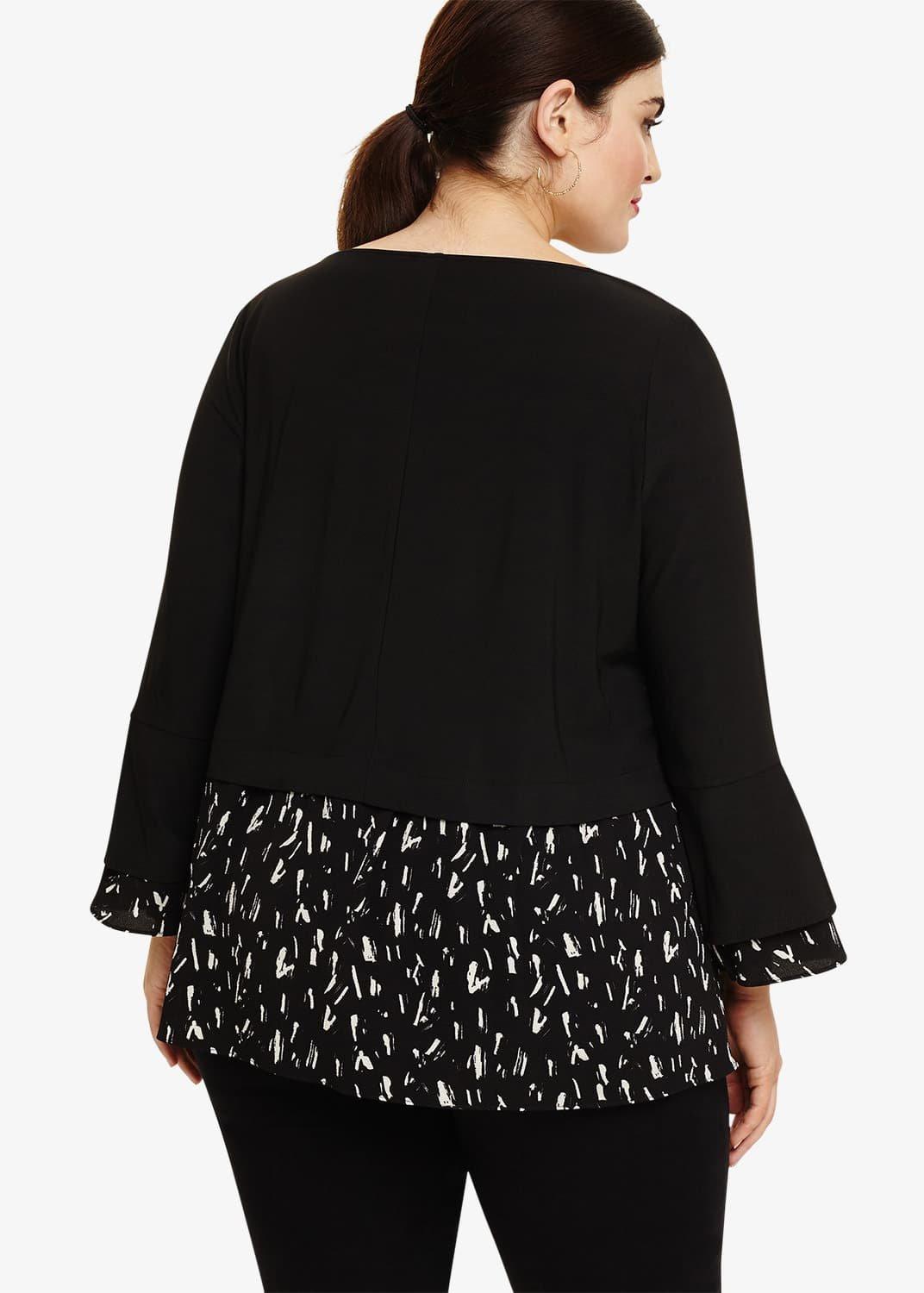 Tammy Printed Hem Top