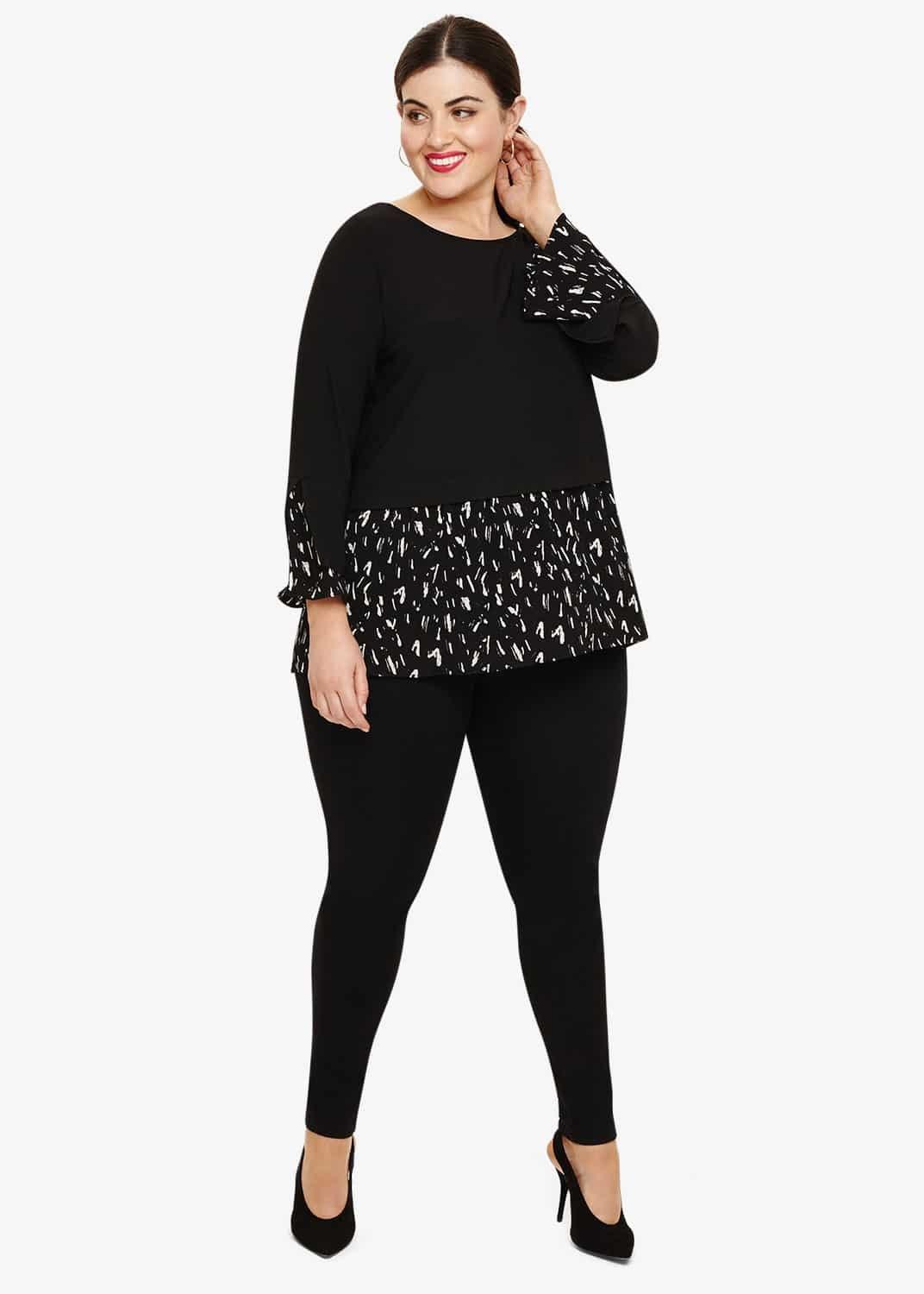 Tammy Printed Hem Top