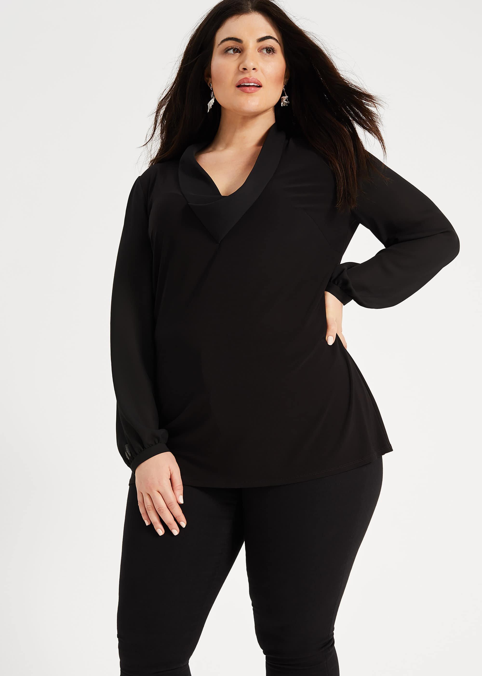 Melanie Sheer Sleeve Top