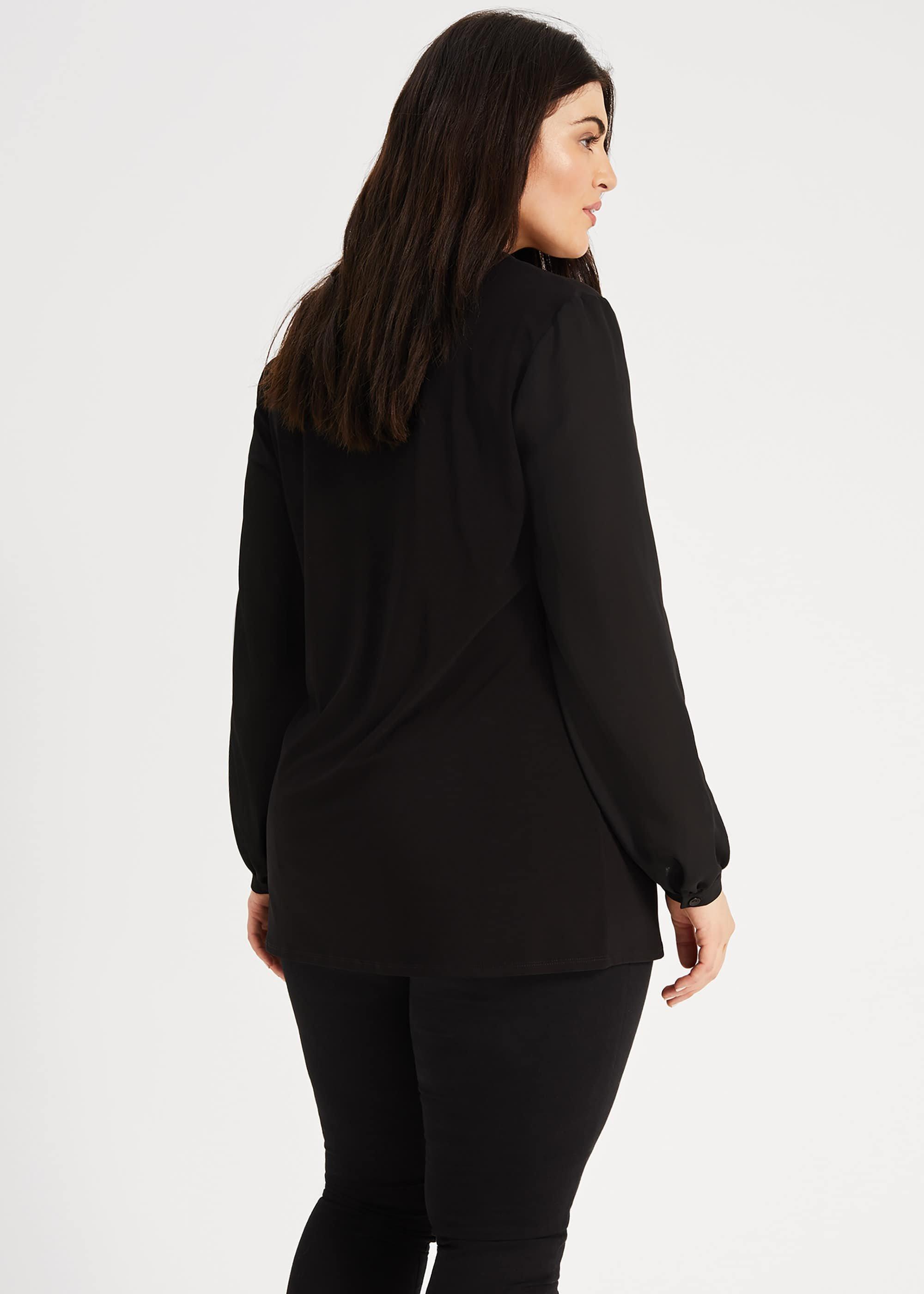 Melanie Sheer Sleeve Top