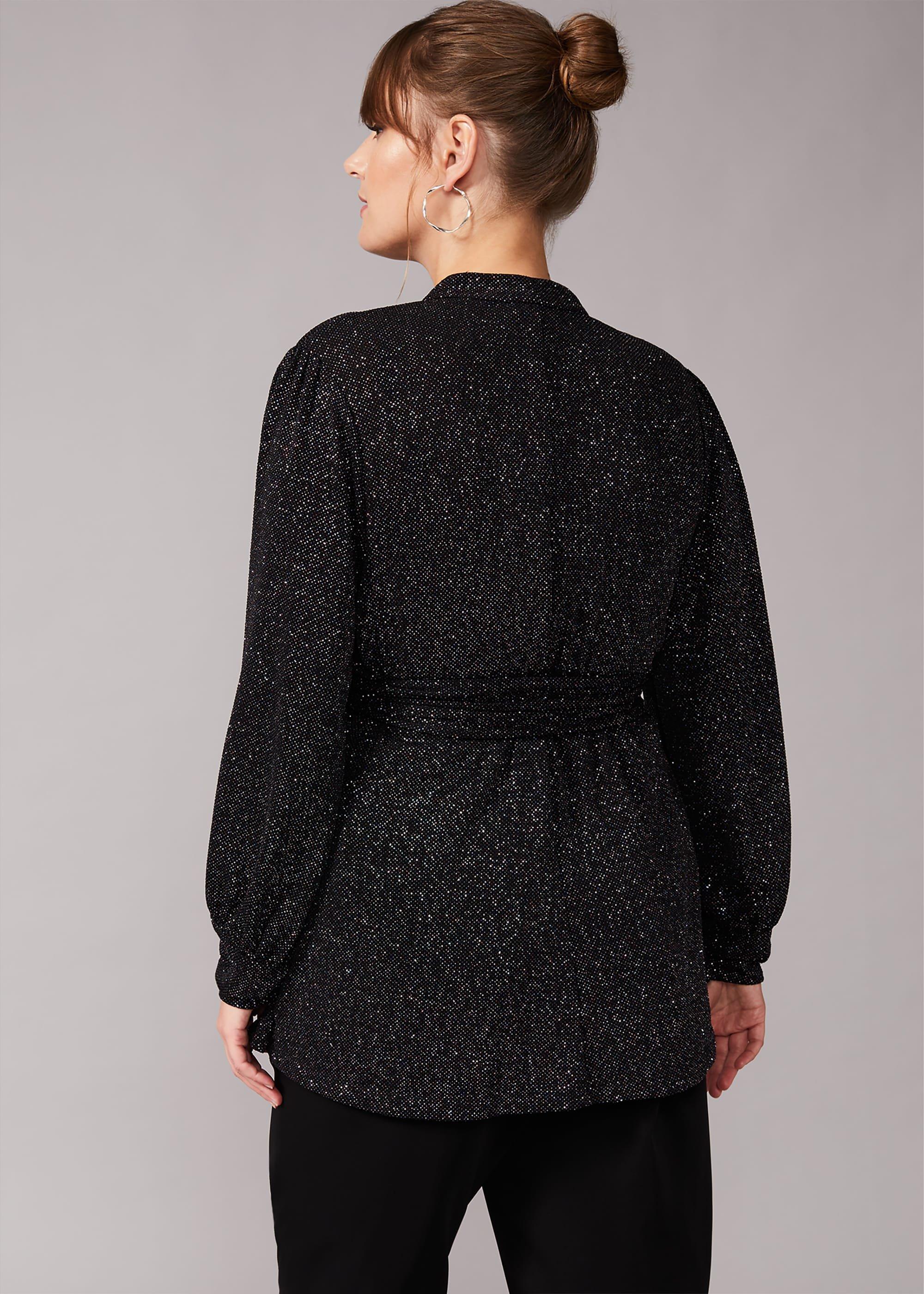 Denver Sparkle Wrap Top