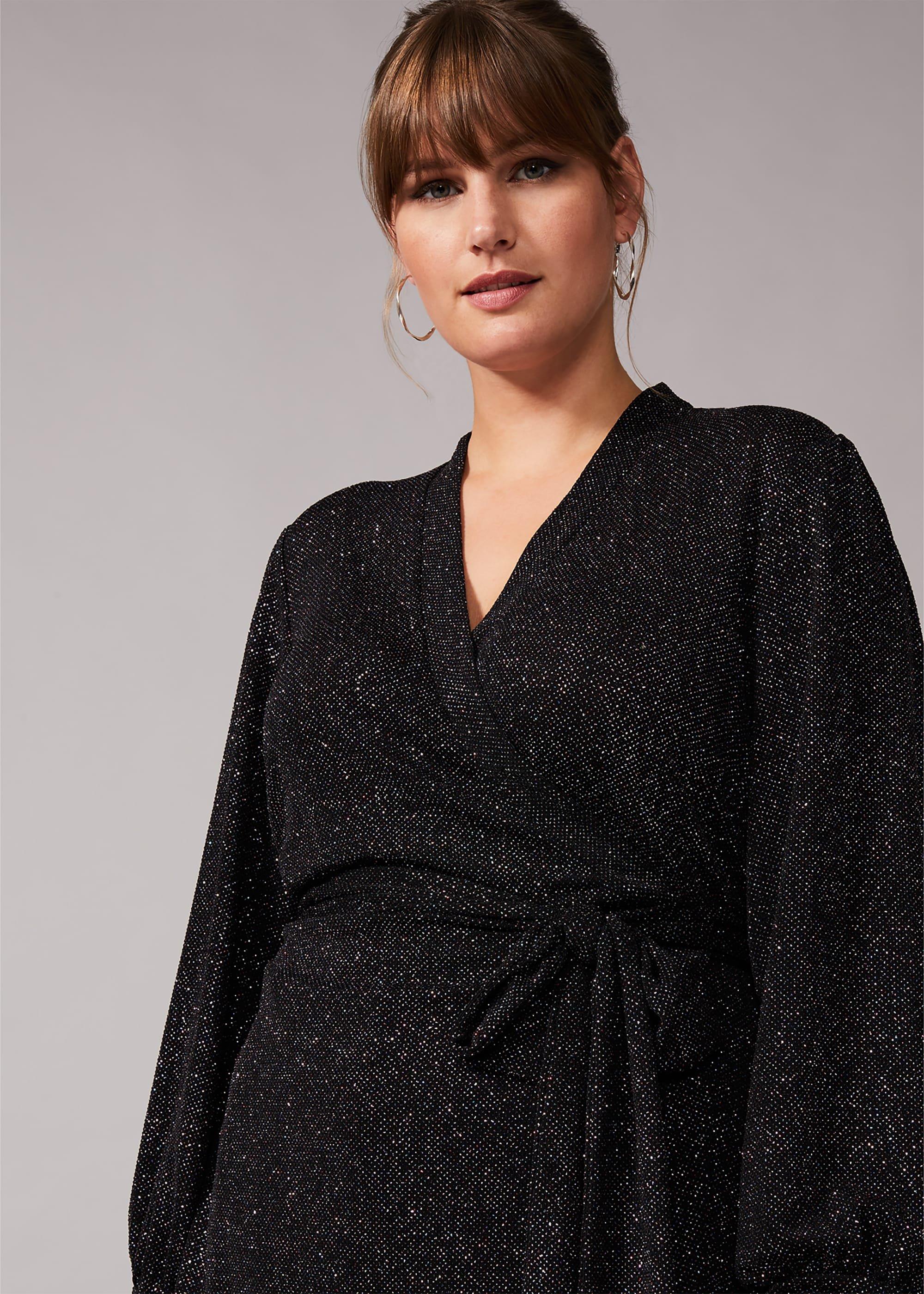 Denver Sparkle Wrap Top