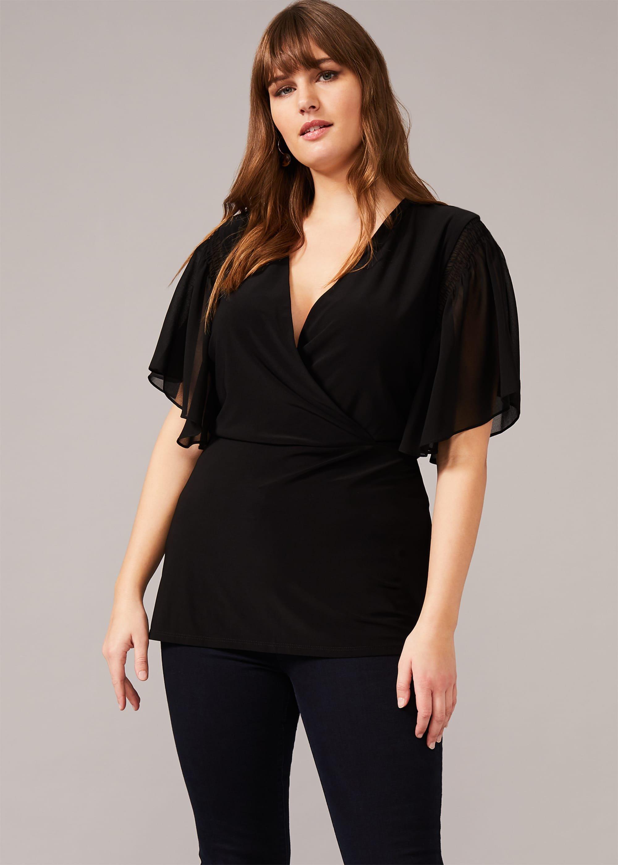 Francine Sheer Sleeve Top