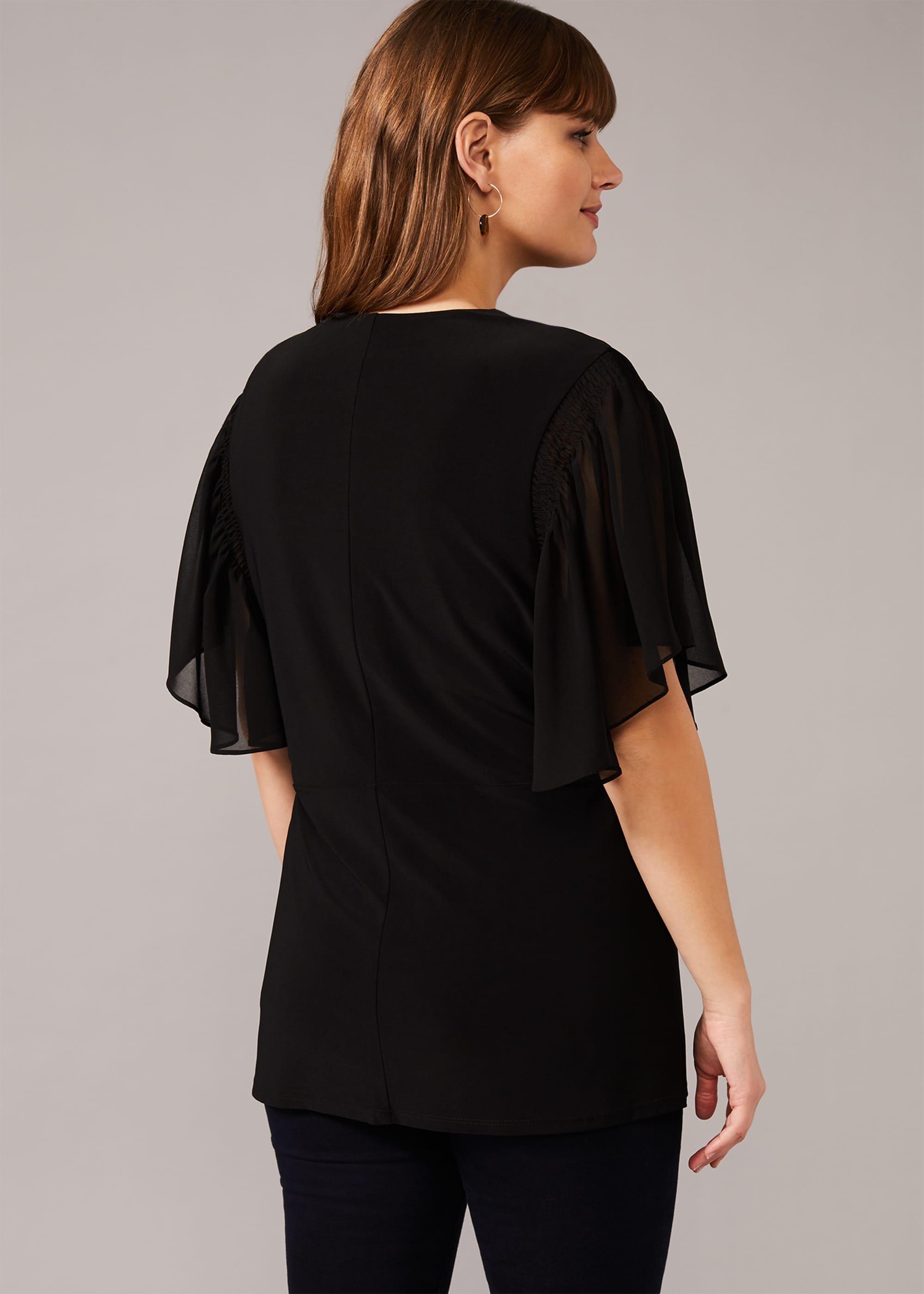 Francine Sheer Sleeve Top