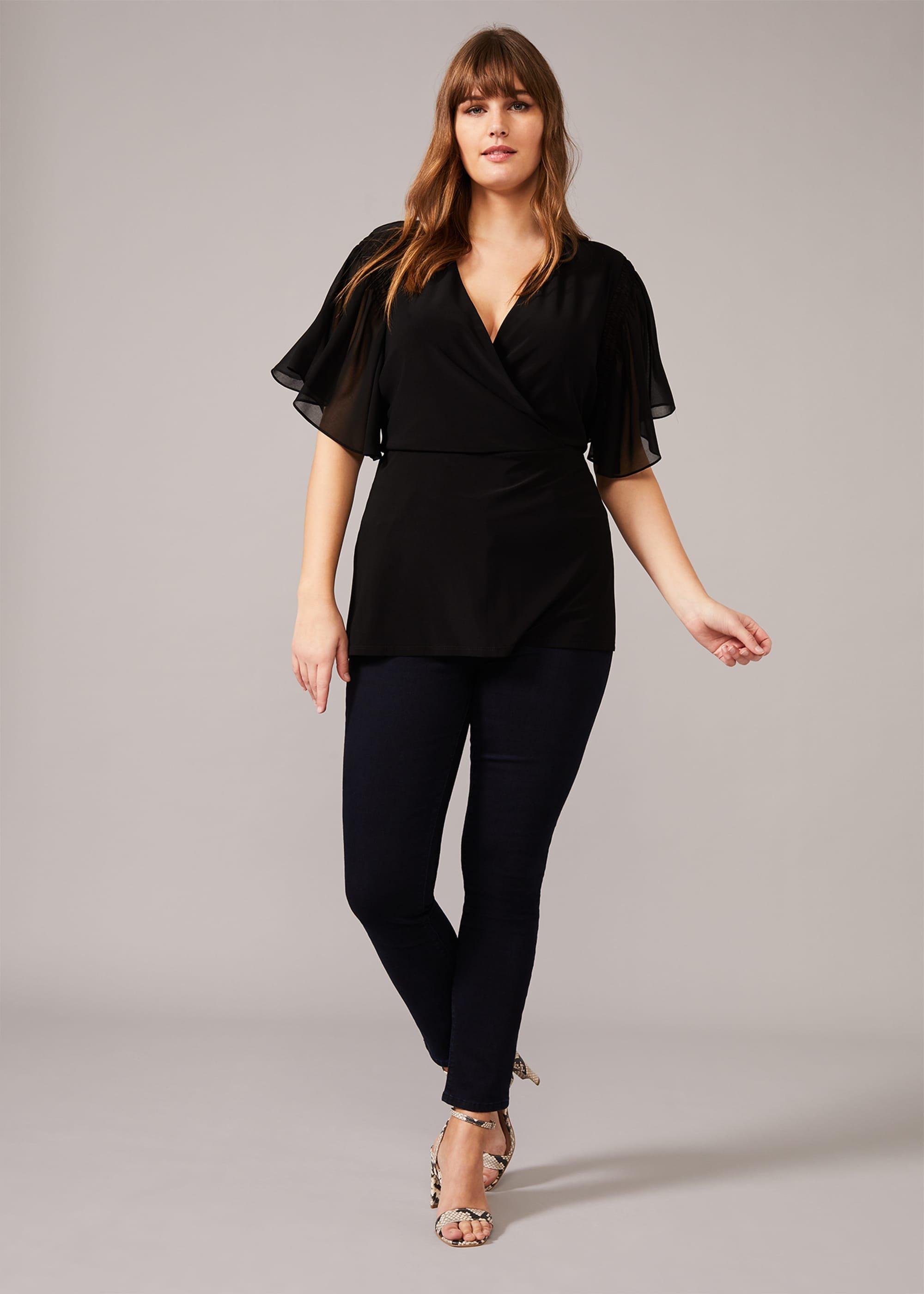 Francine Sheer Sleeve Top