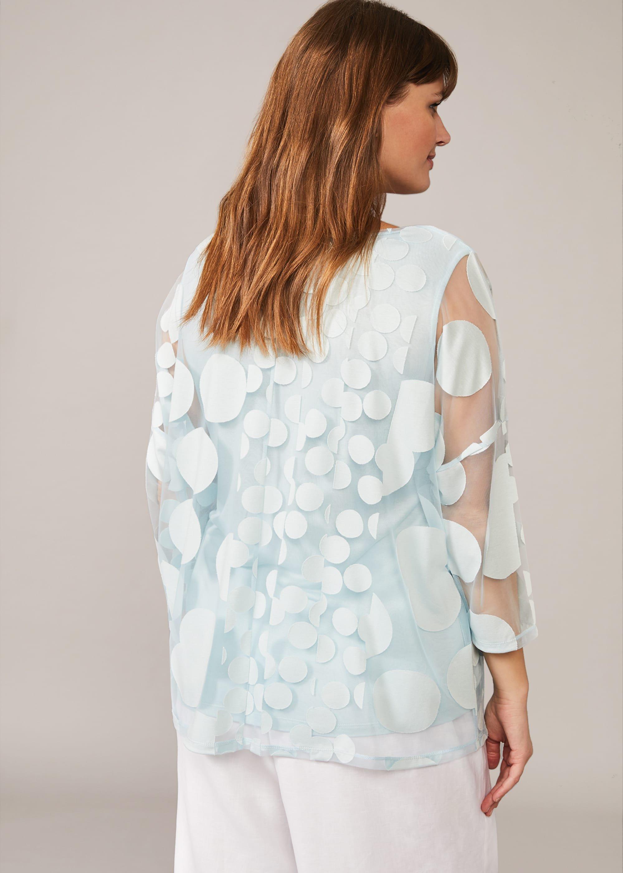 Jasmine Spot Burnout Top