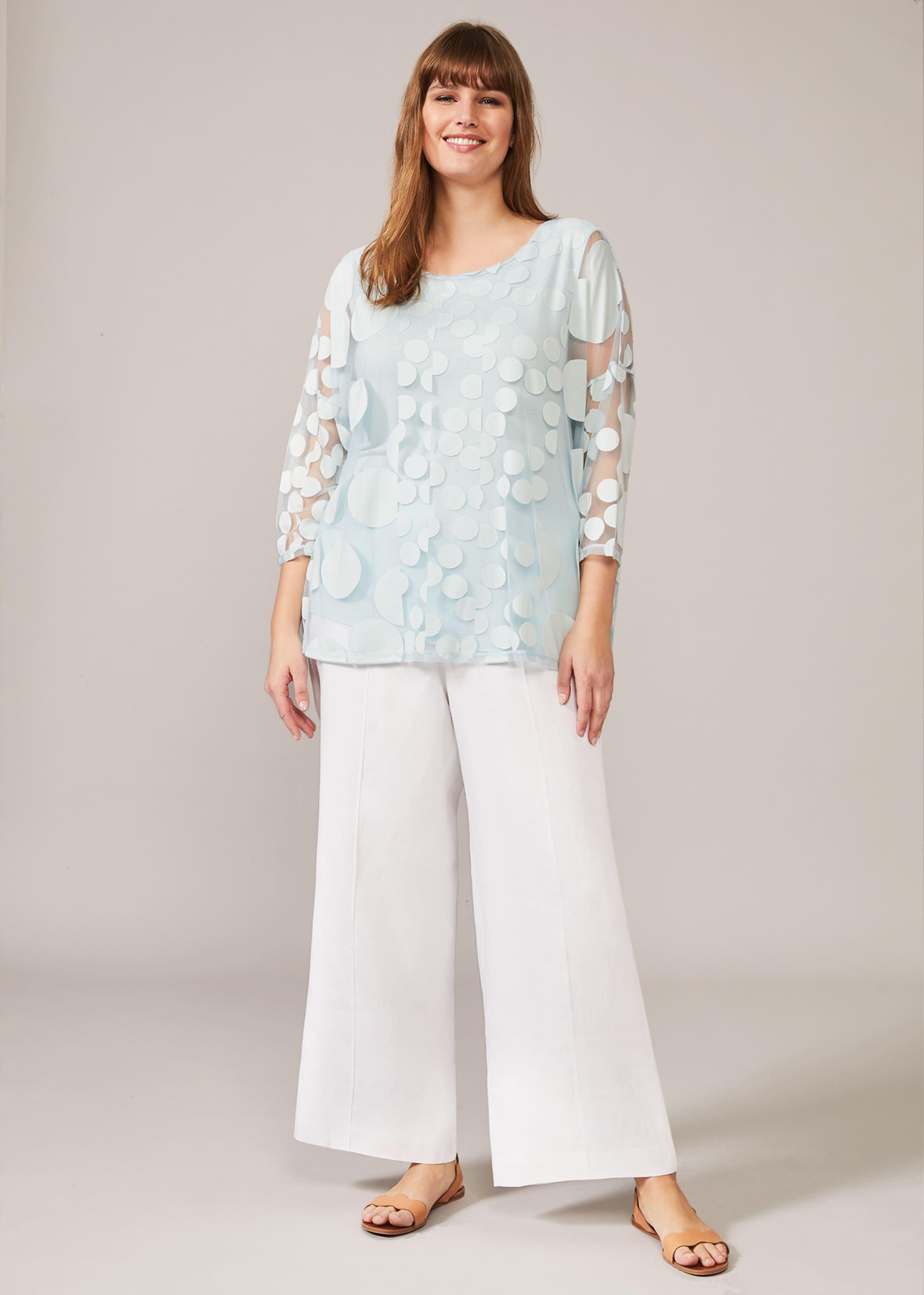 Jasmine Spot Burnout Top