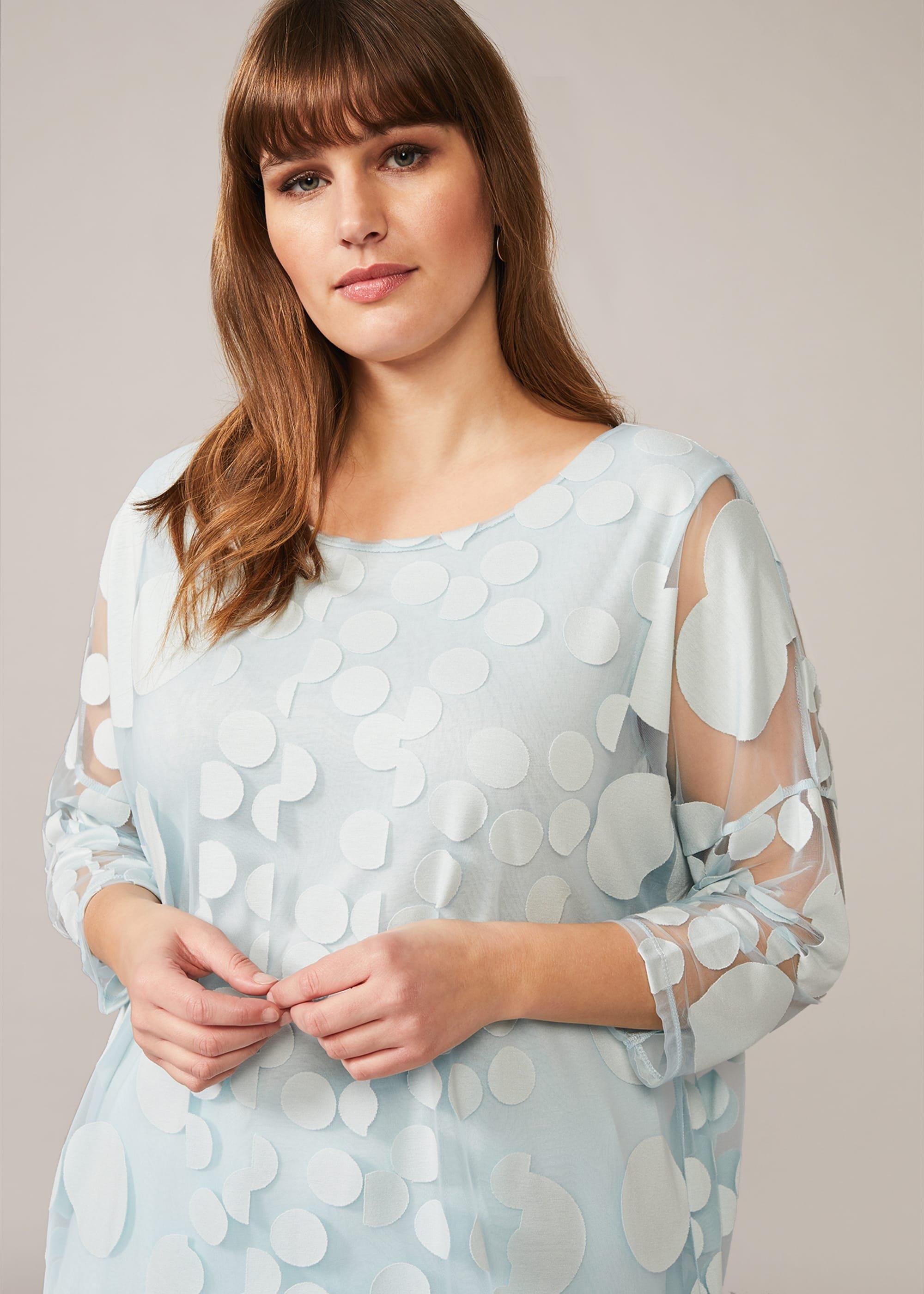 Jasmine Spot Burnout Top
