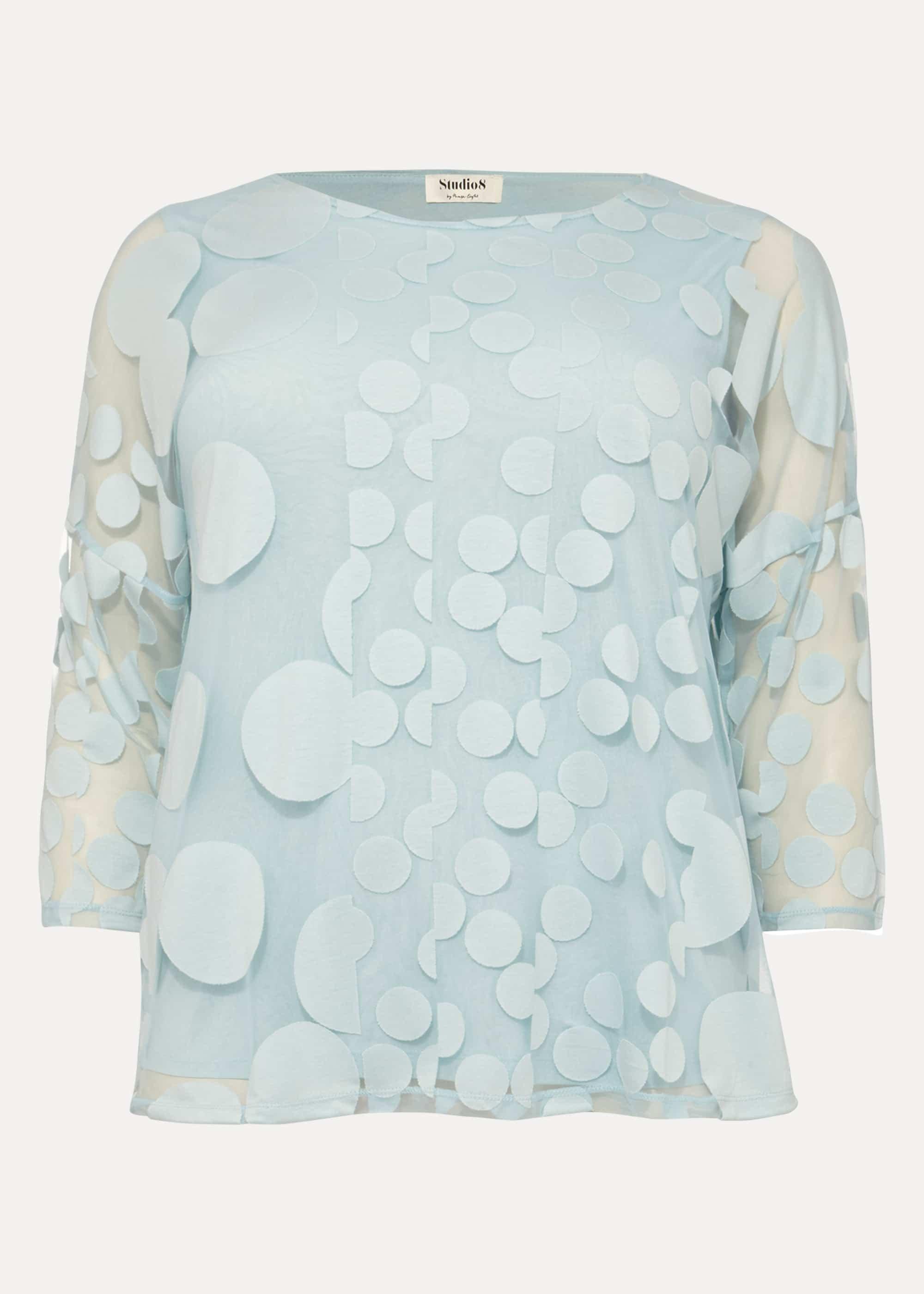Jasmine Spot Burnout Top