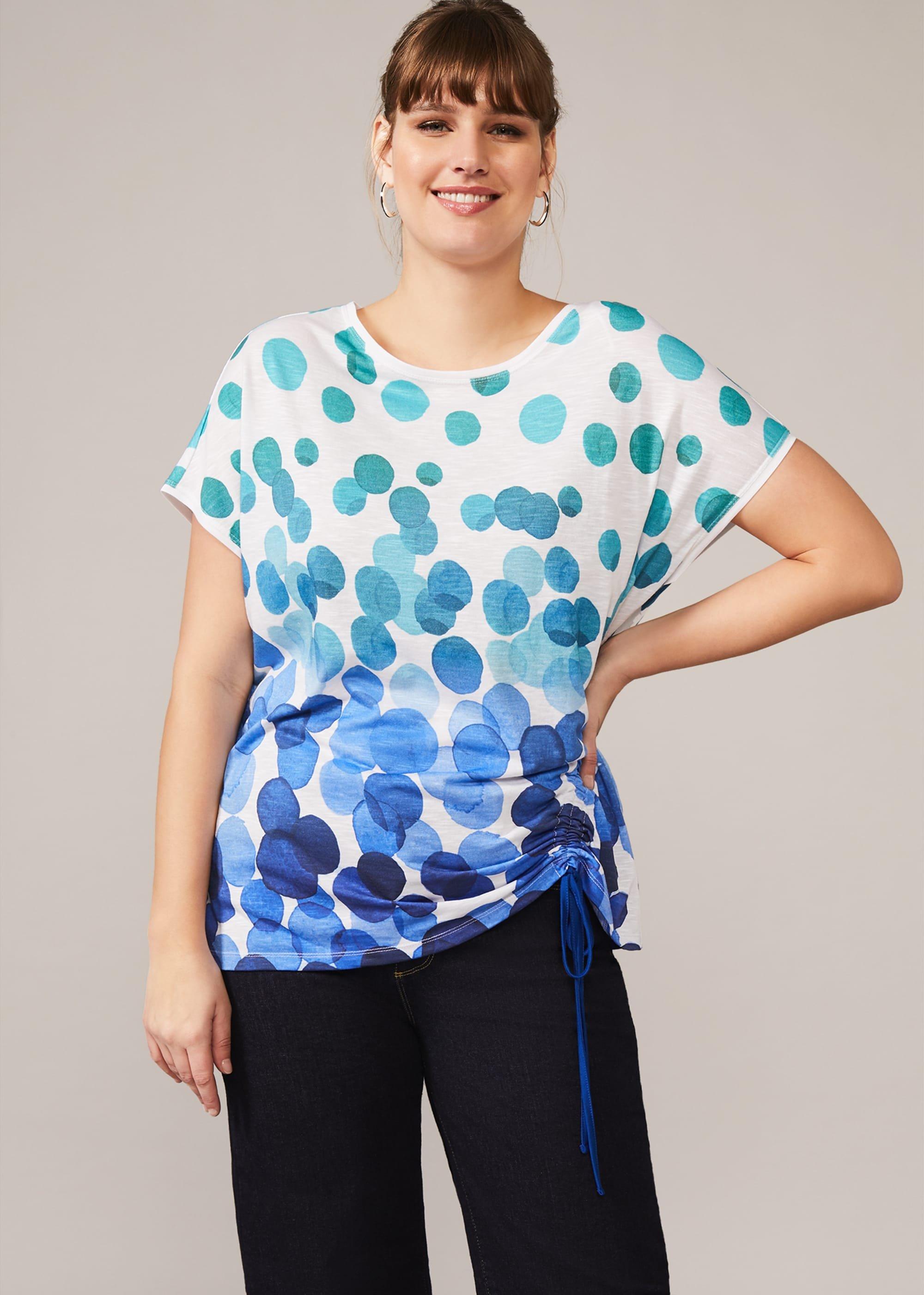 Jinny Border Spot Top