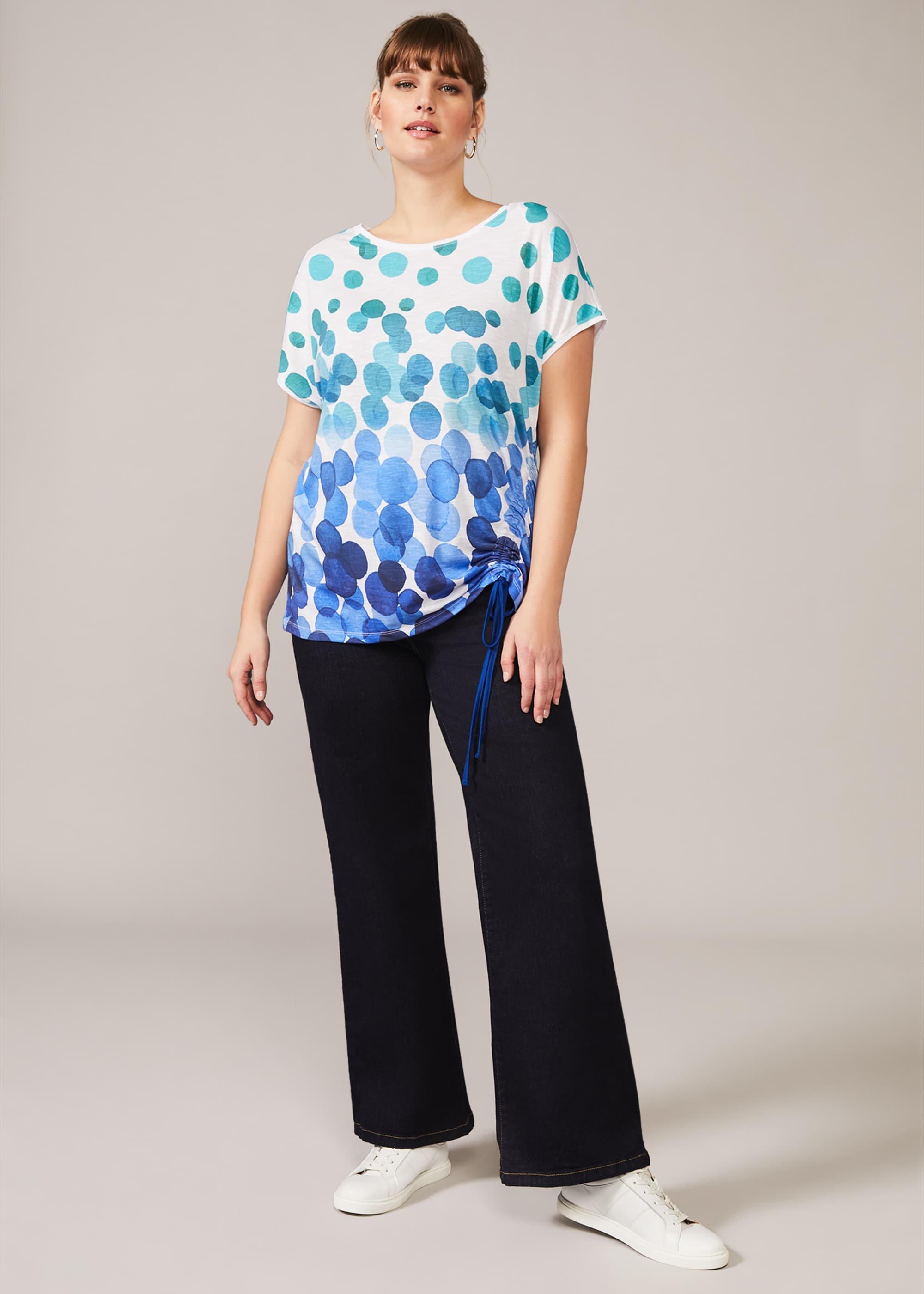 Jinny Border Spot Top