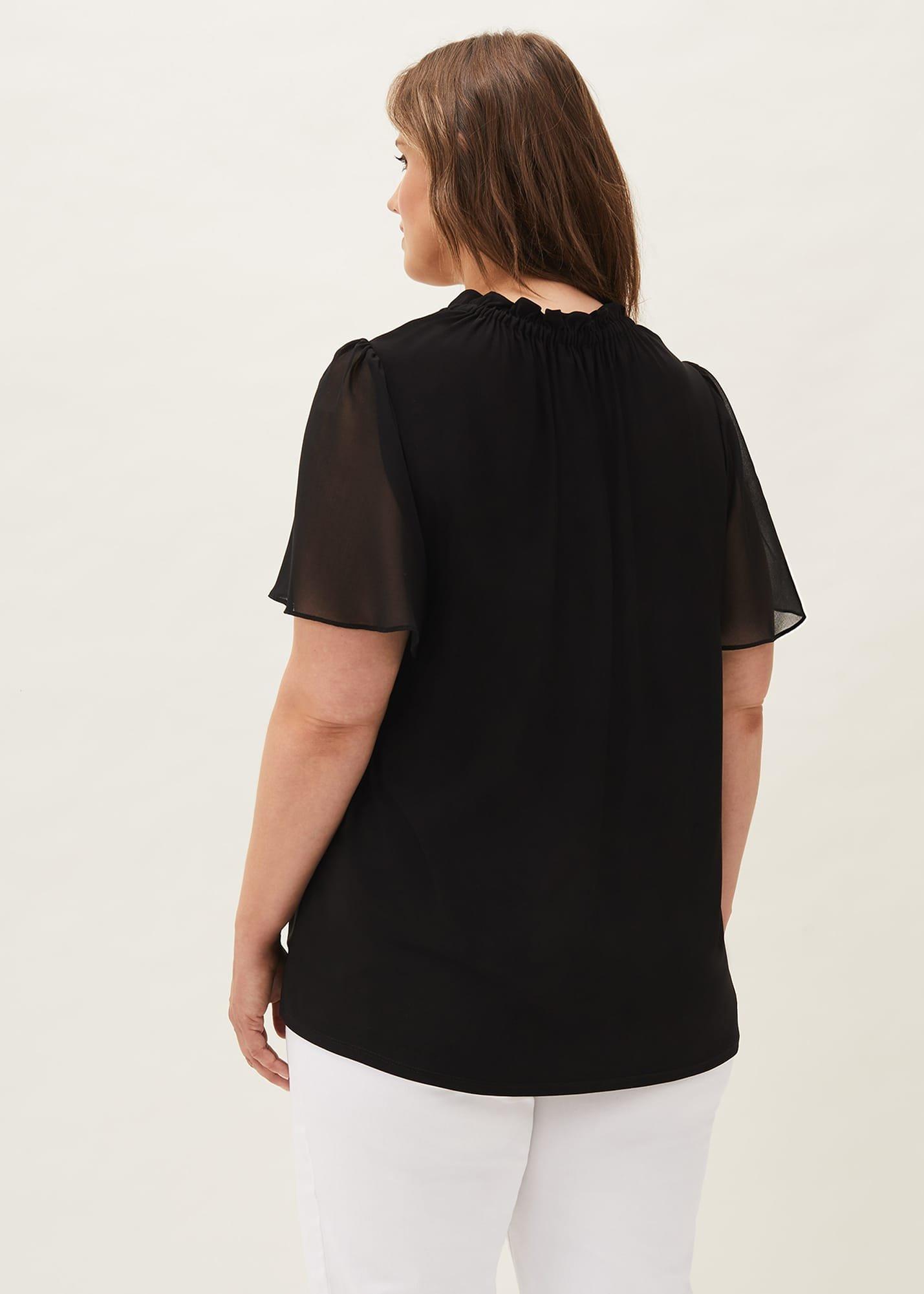 Erin Sheer Sleeve Top