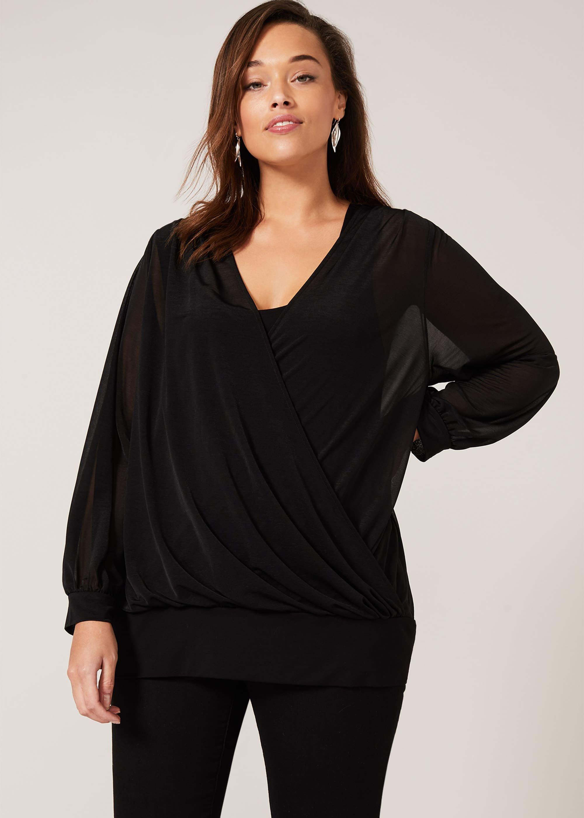 Hazel Jersey Wrap Top
