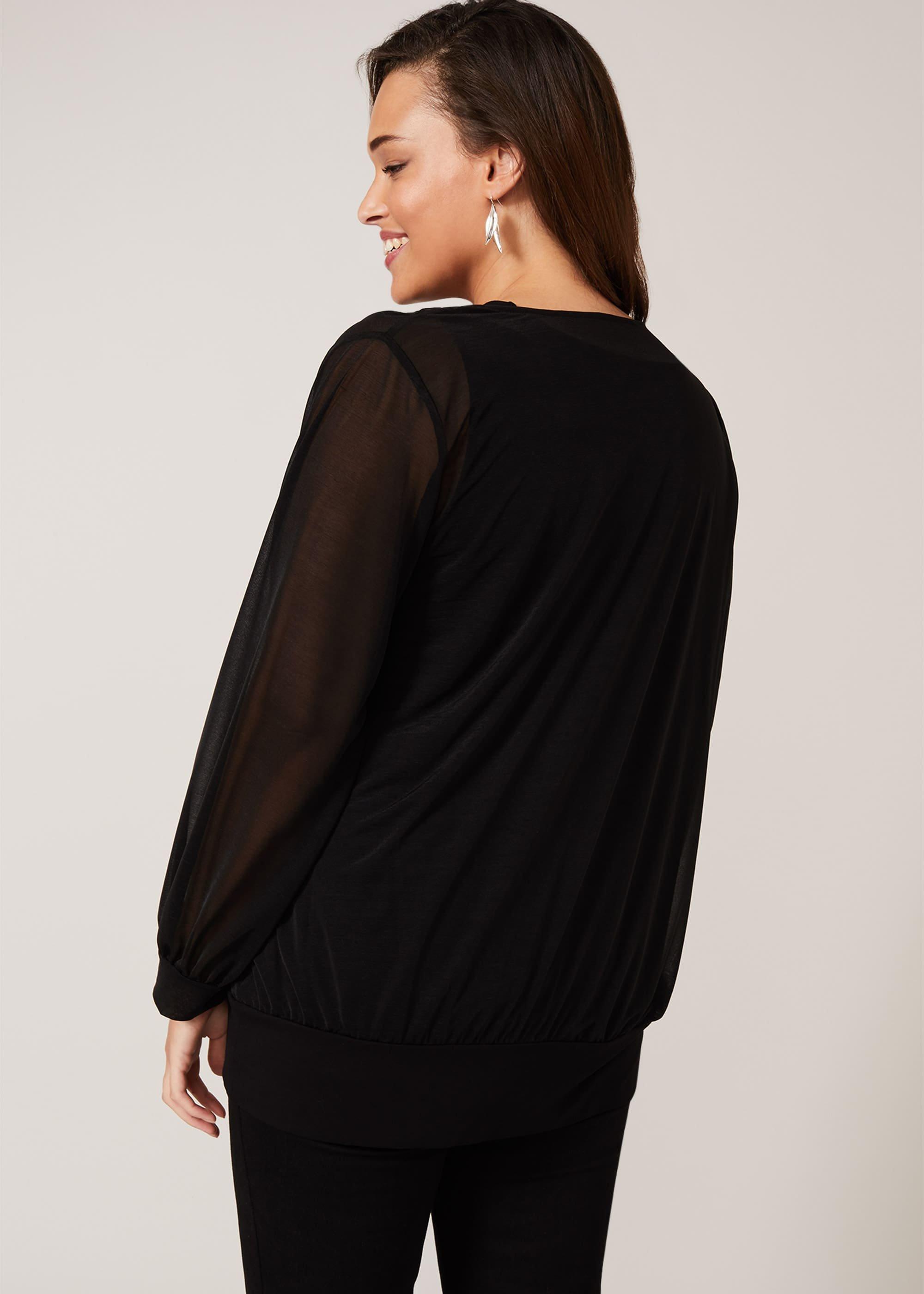 Hazel Jersey Wrap Top