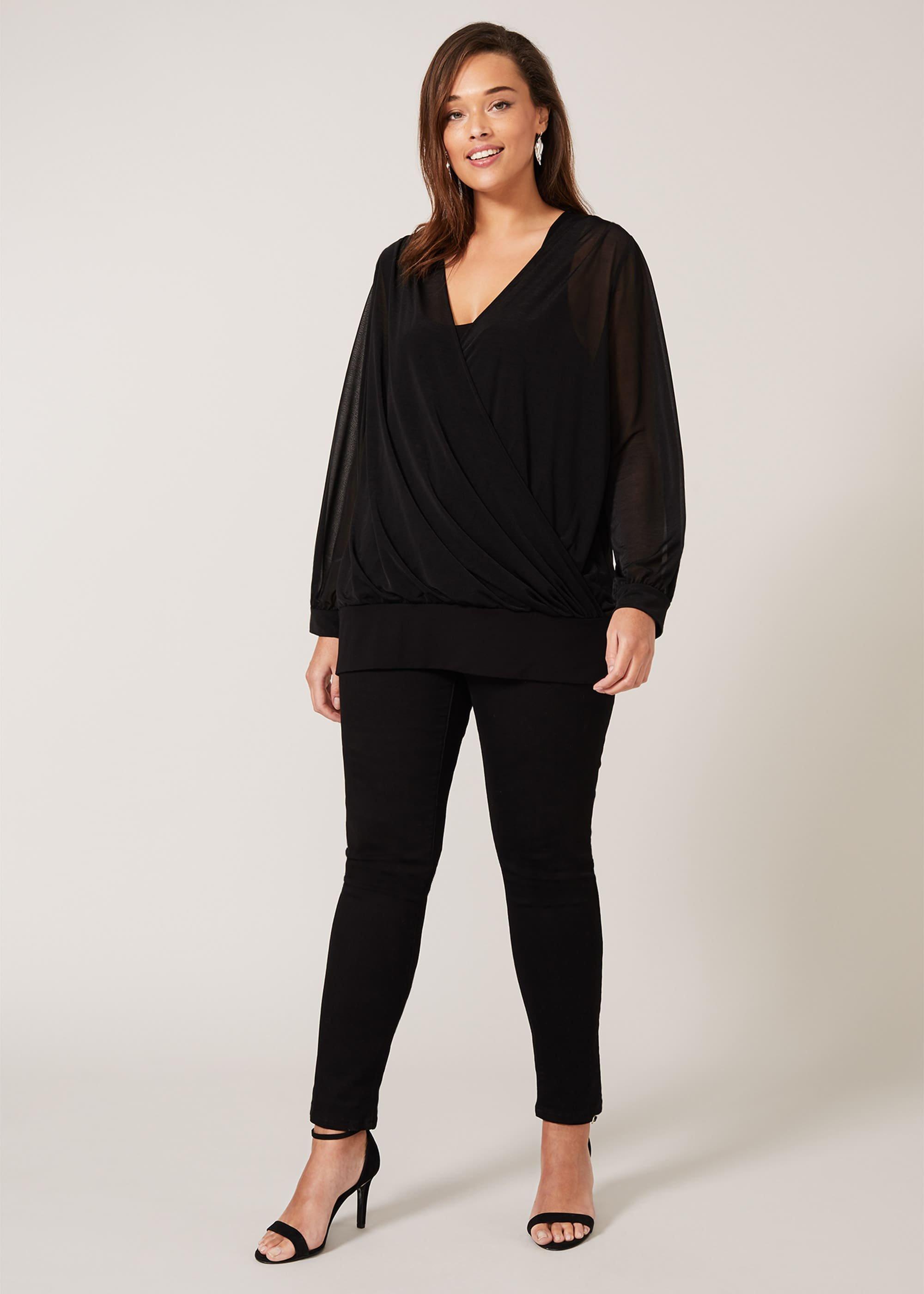 Hazel Jersey Wrap Top