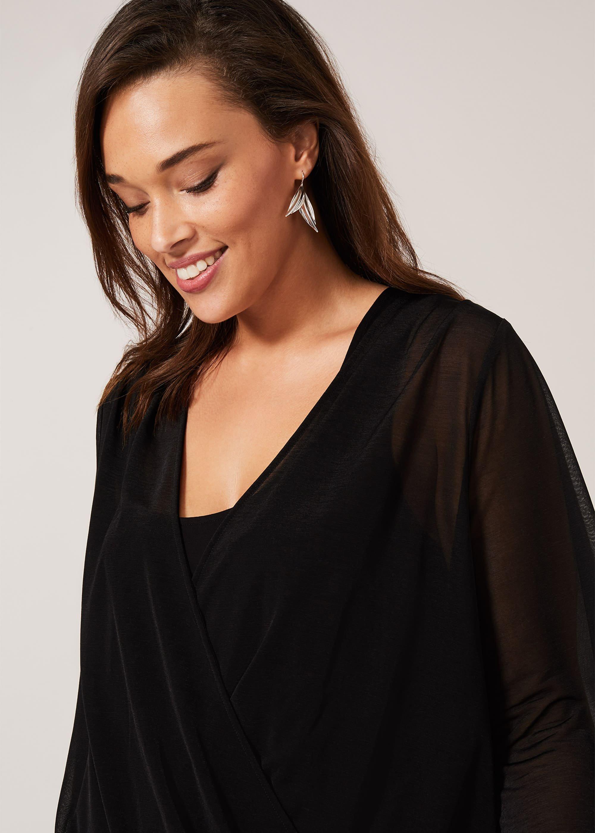 Hazel Jersey Wrap Top