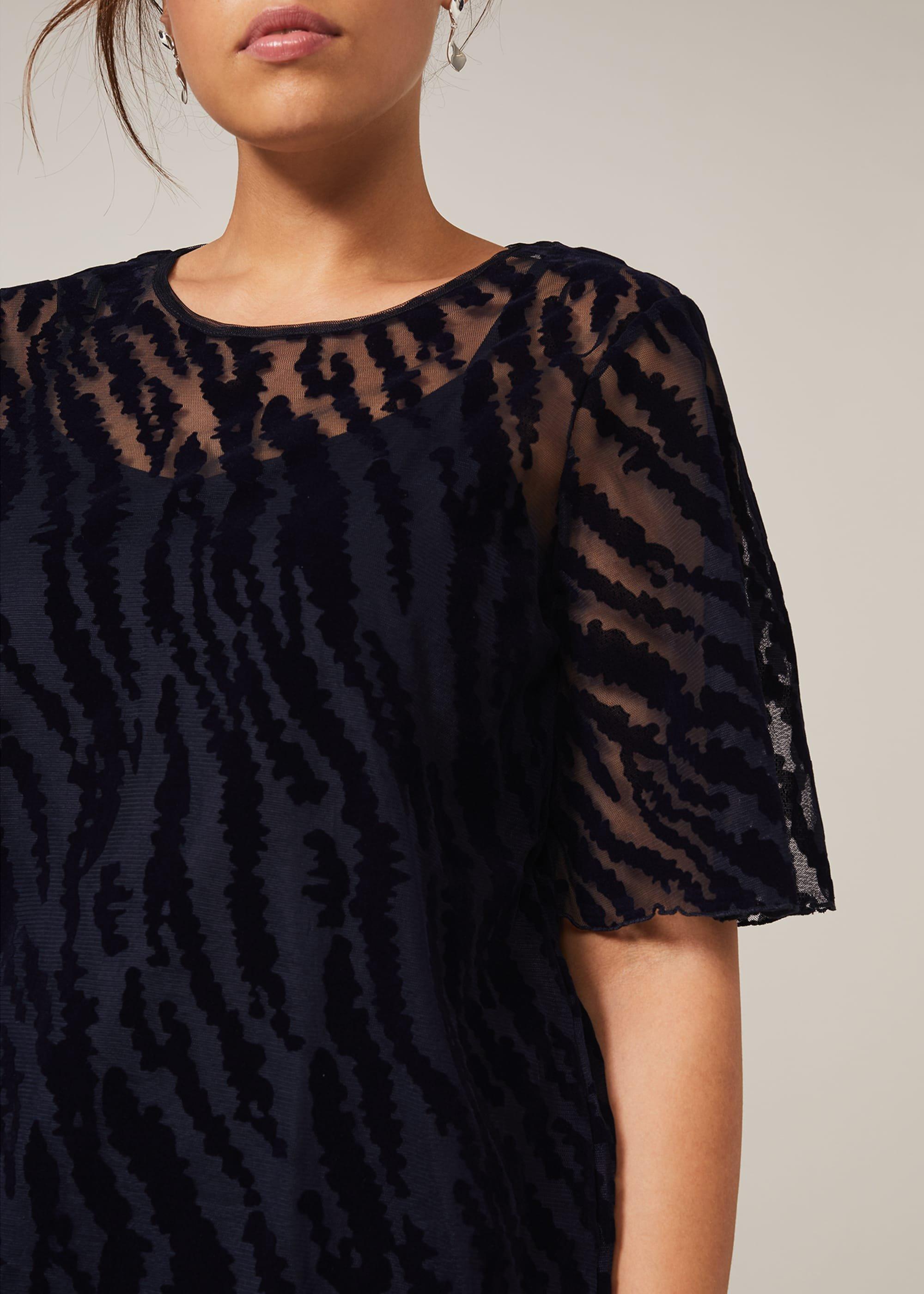 Harriet Textured Flock Top