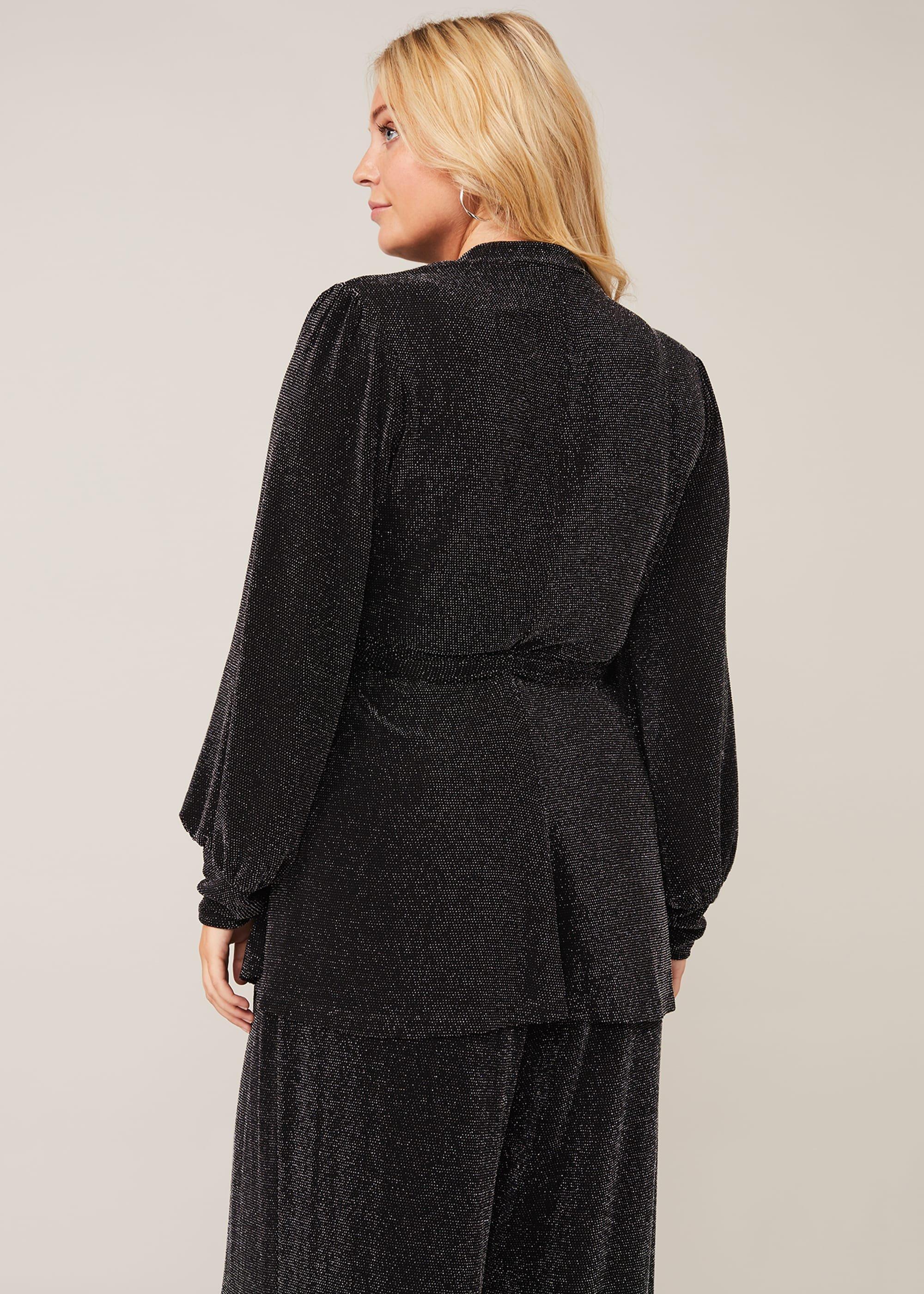 Denver Sparkle Wrap Top
