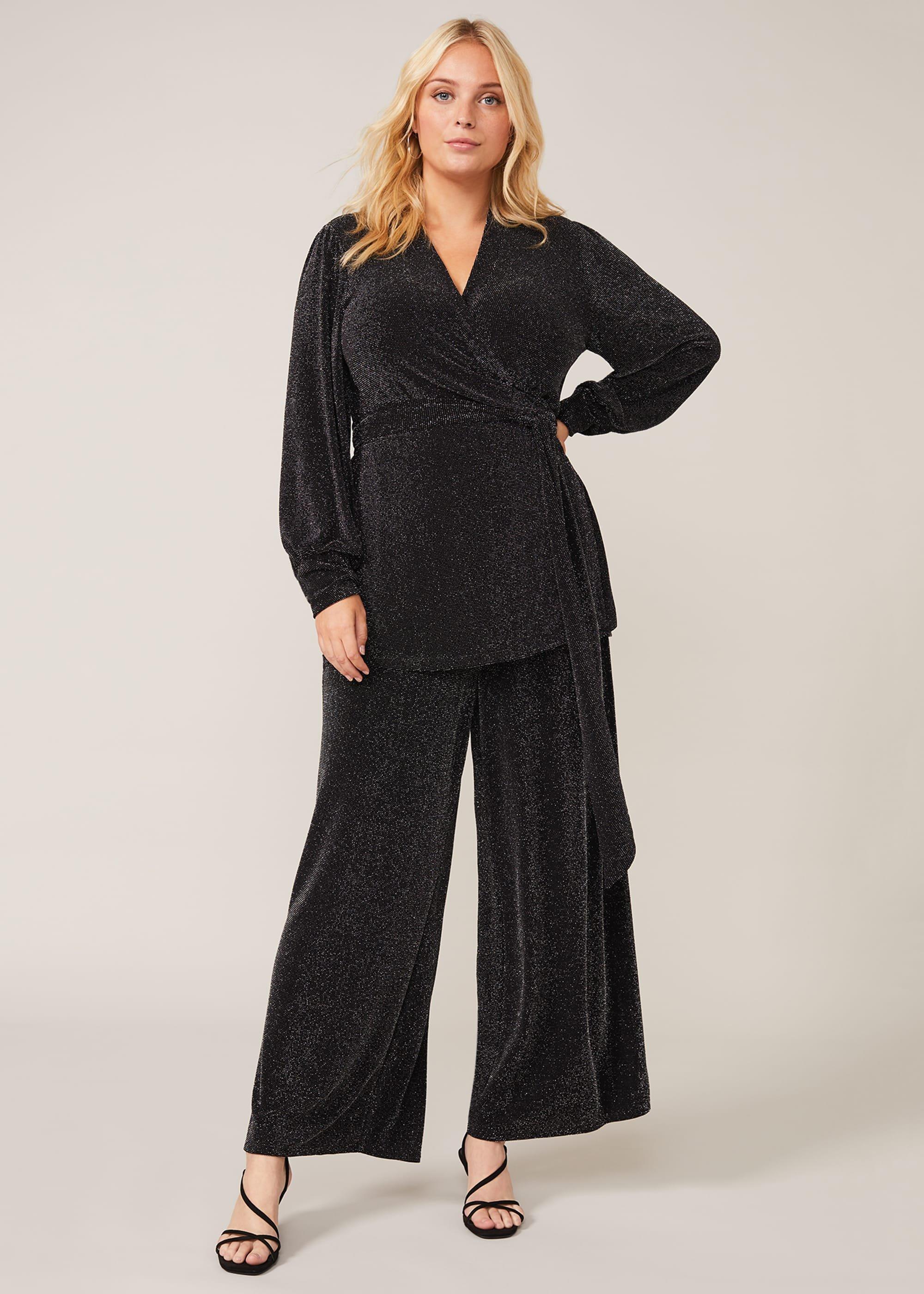 Denver Sparkle Wrap Top