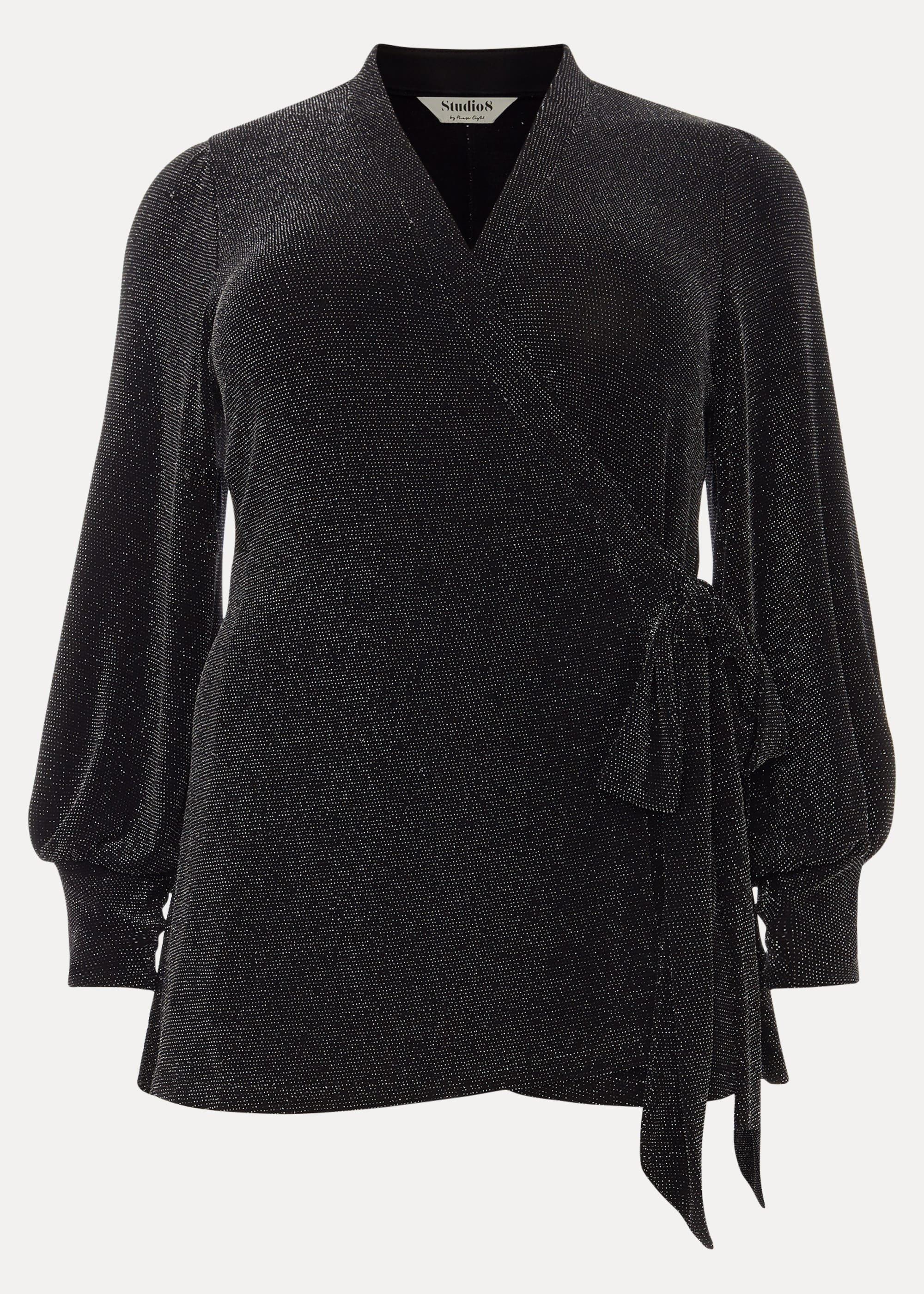 Denver Sparkle Wrap Top