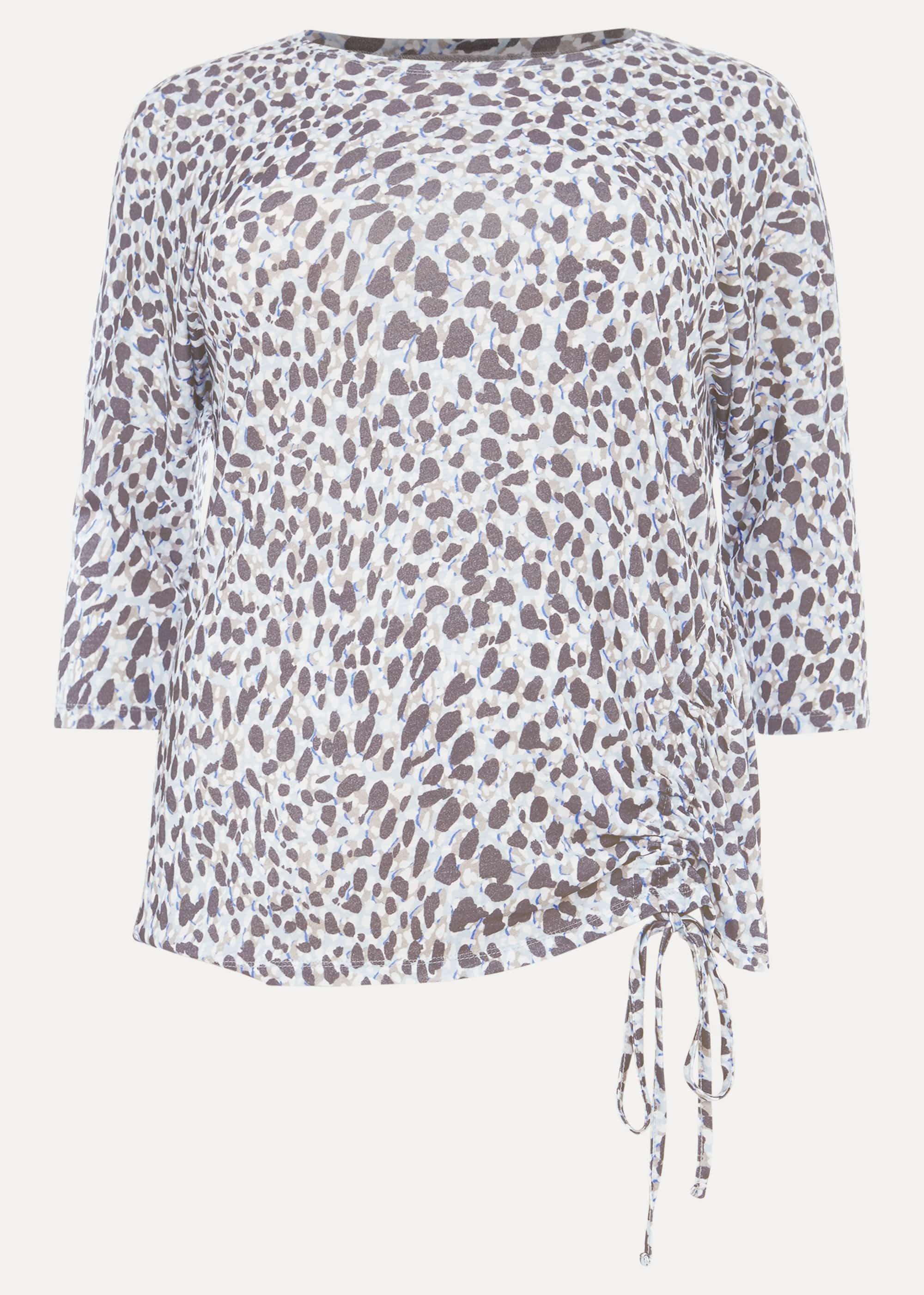 Jinny Print Drawstring Top