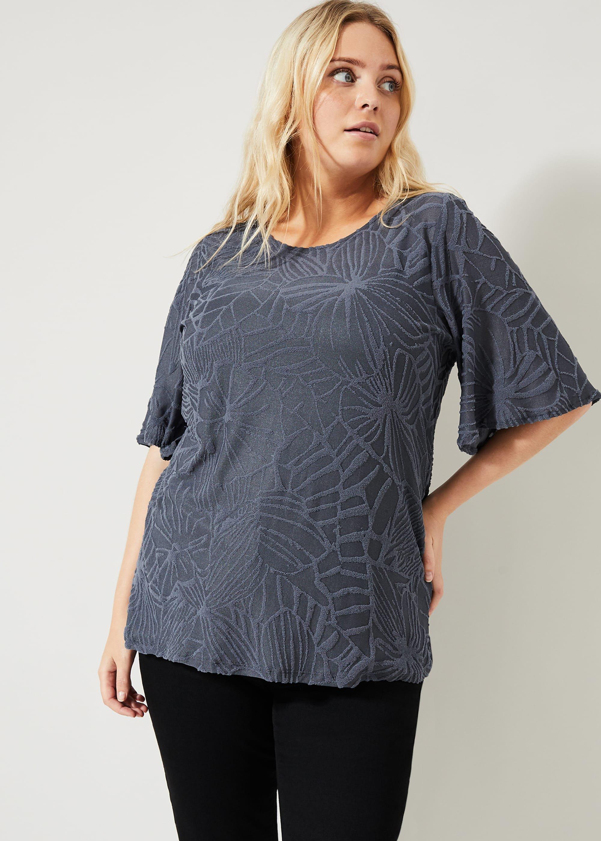 Floral Burnout Top