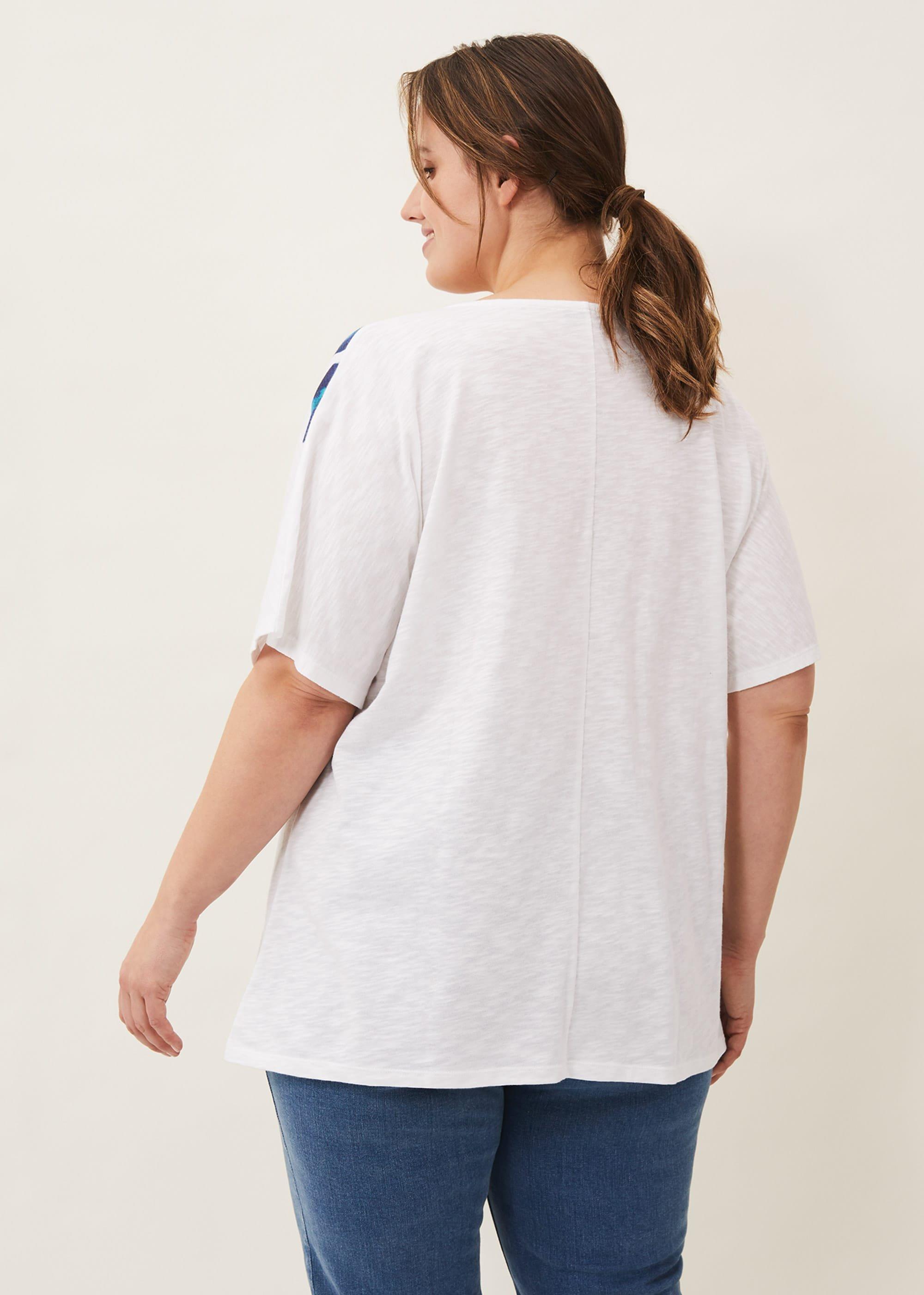 Camilla Leaf Print Top