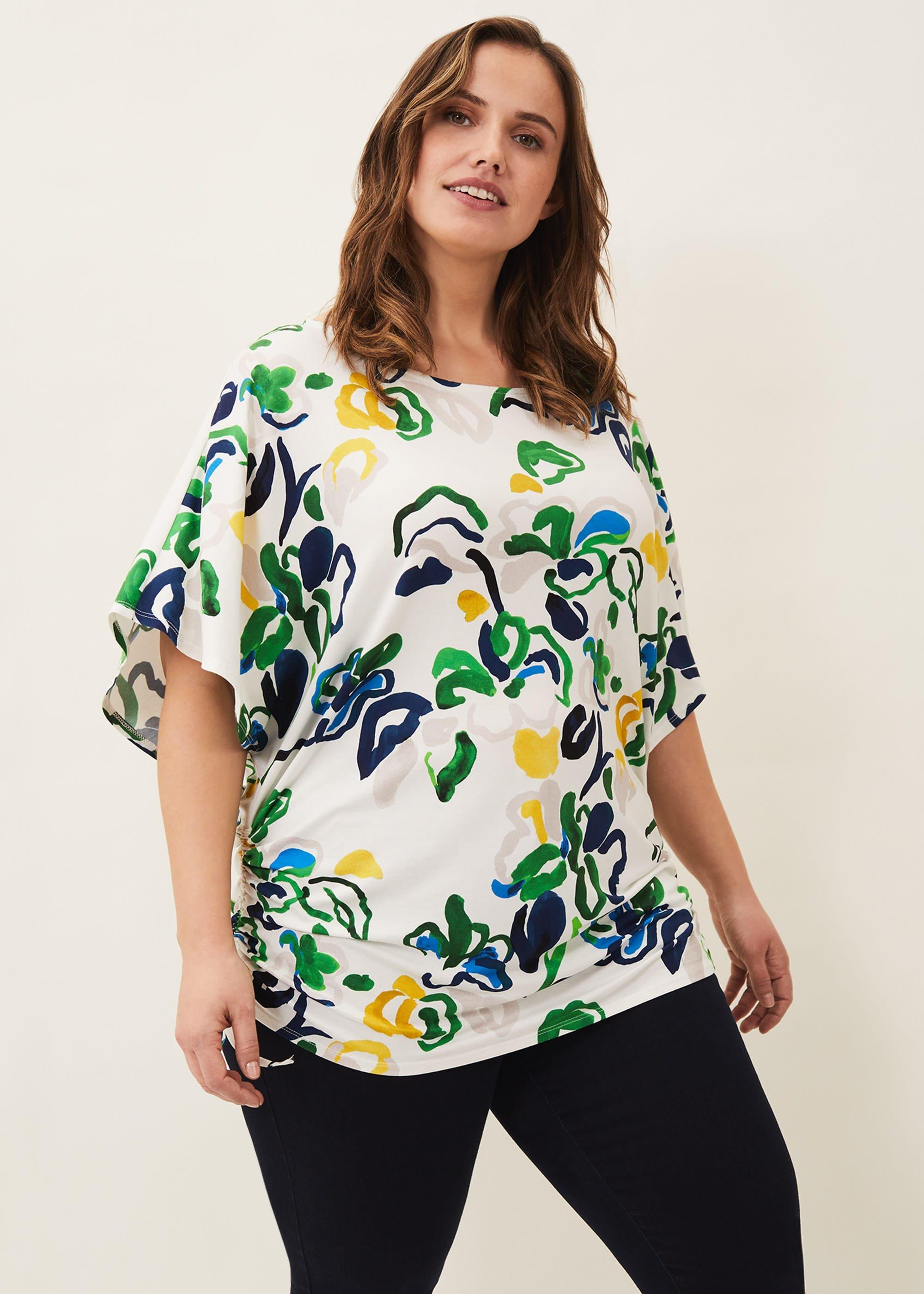 Avery Abstract Print Top