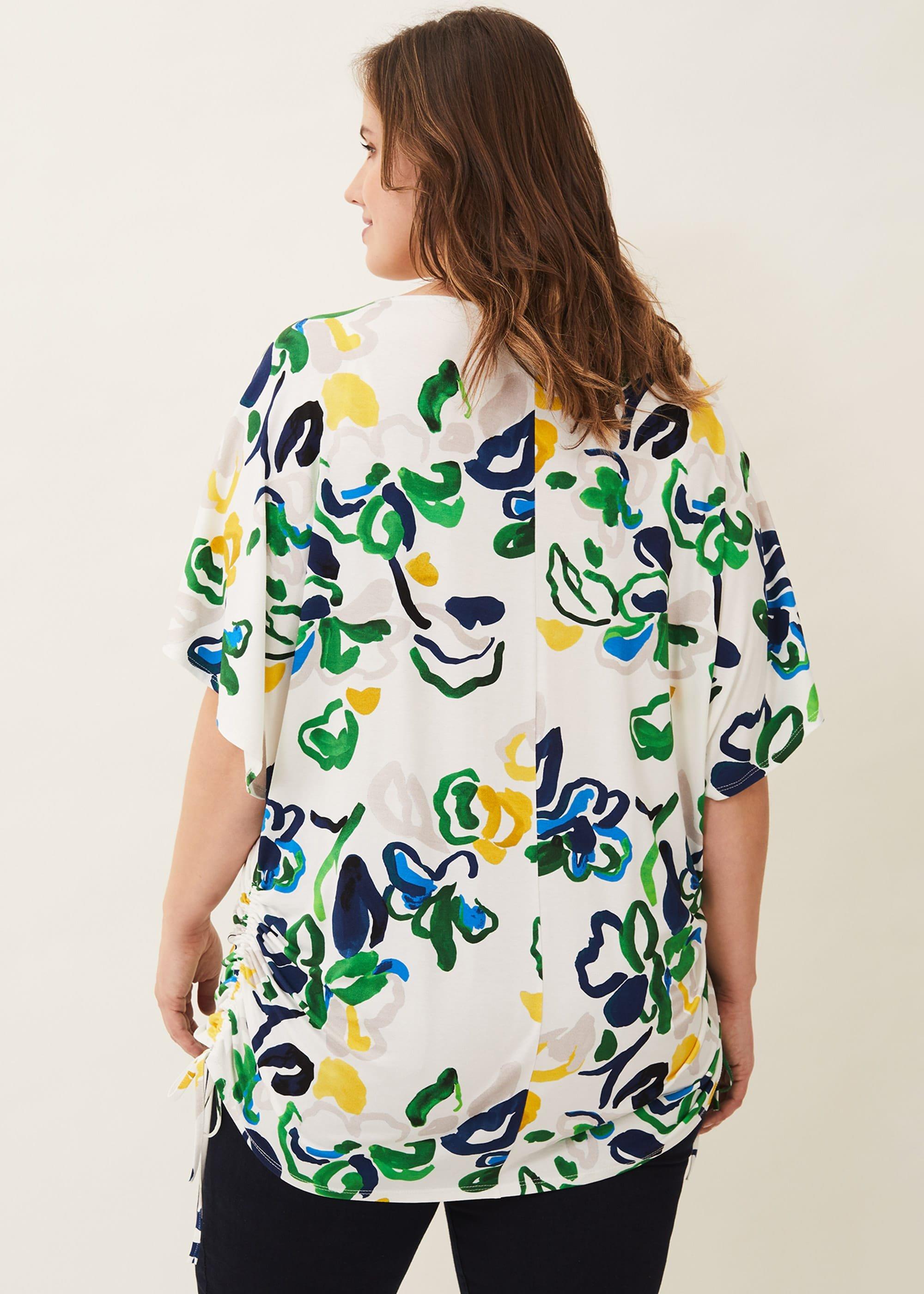 Avery Abstract Print Top