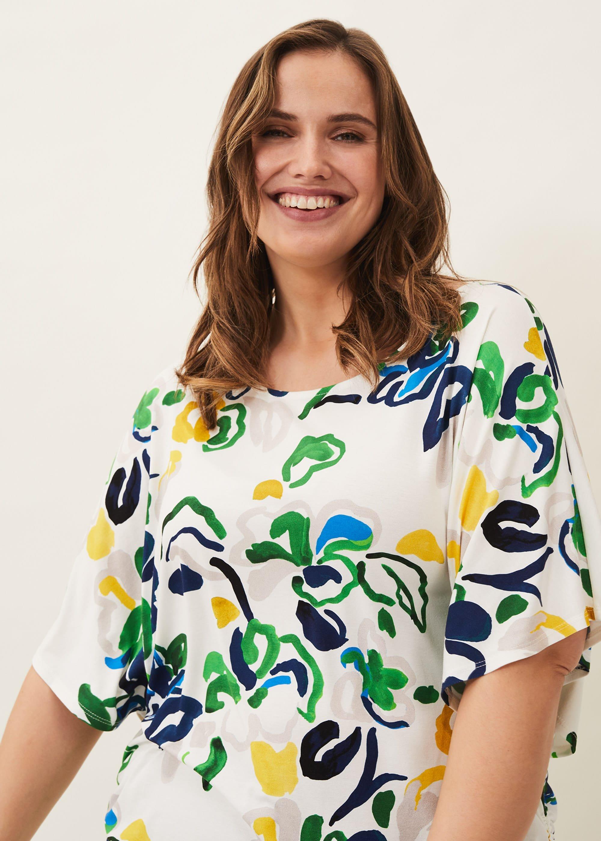 Avery Abstract Print Top