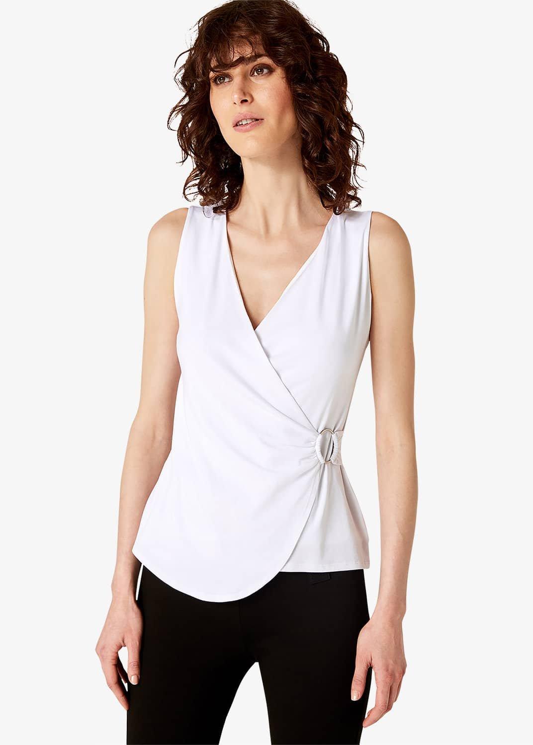 Avis Jersey Wrap Top