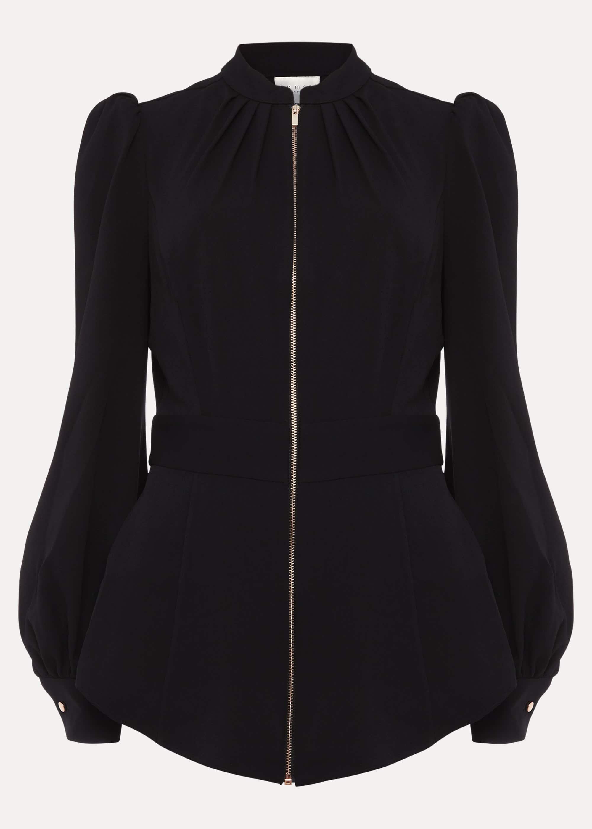 Lucana Zip Front Top