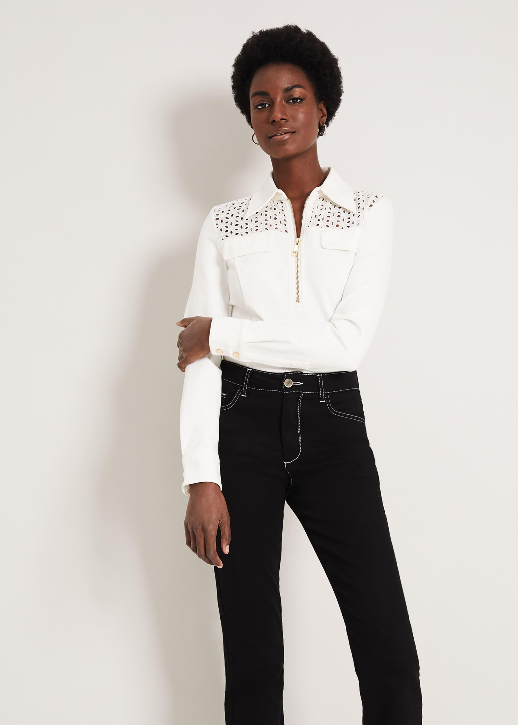 Kadie Broderie Top