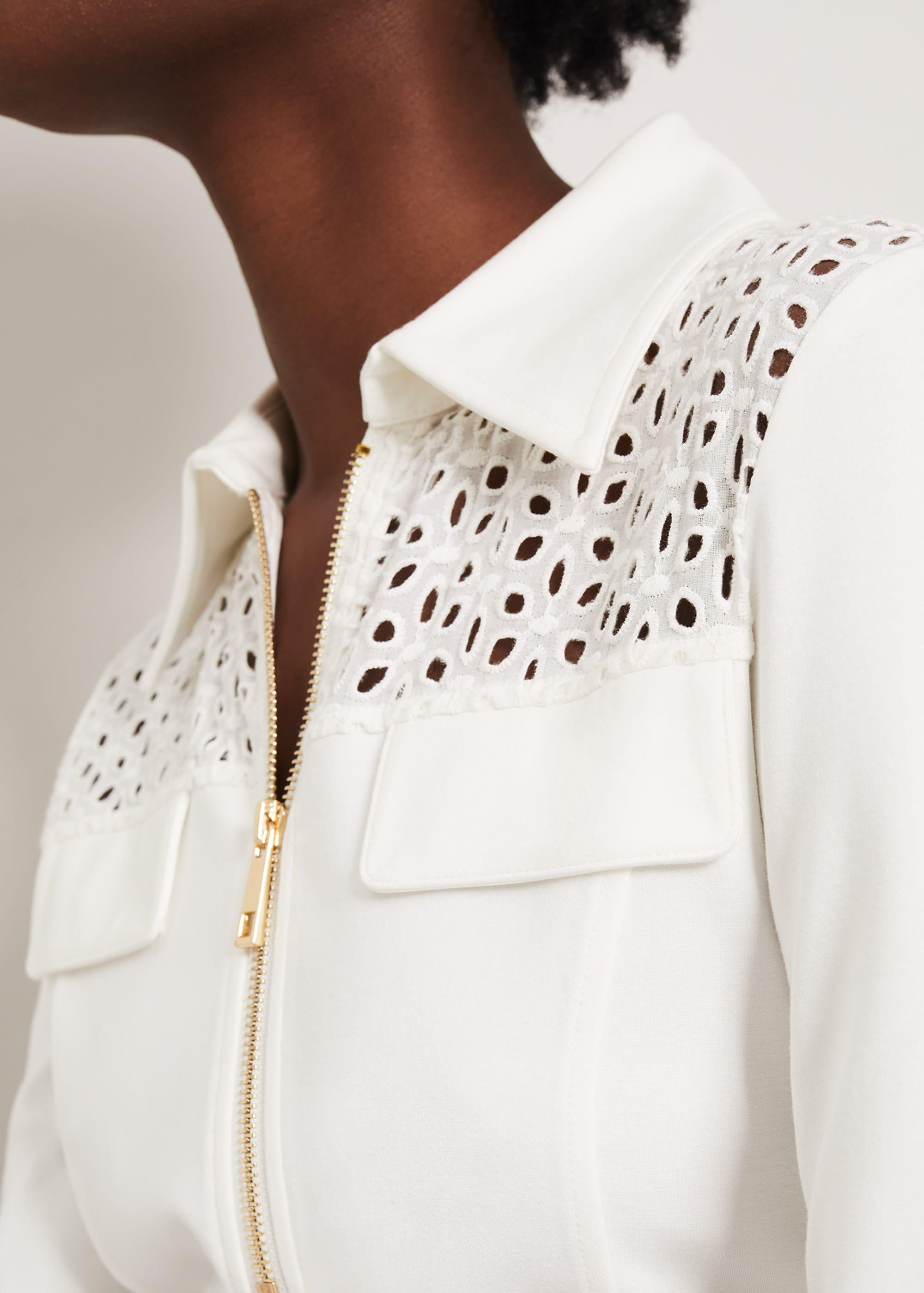 Kadie Broderie Top
