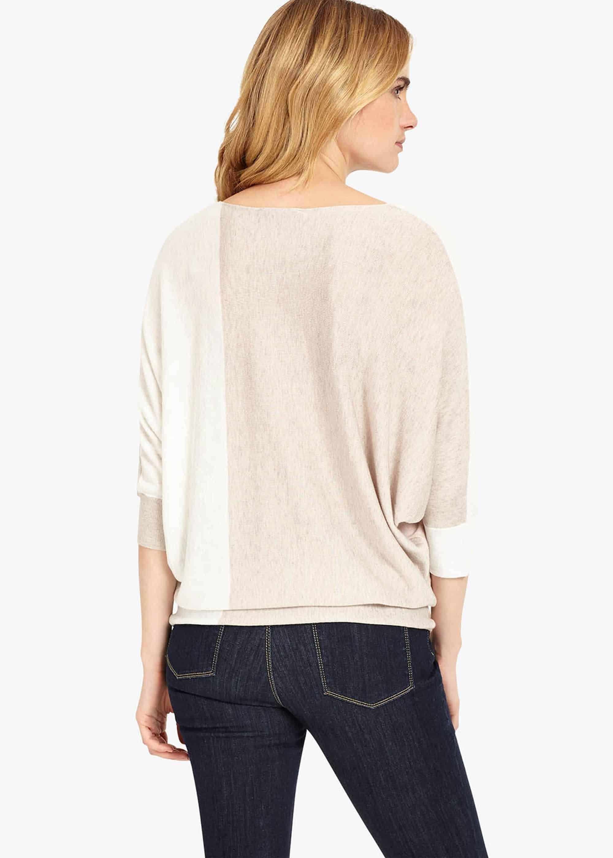 Becca Colour Block Batwing Jumper