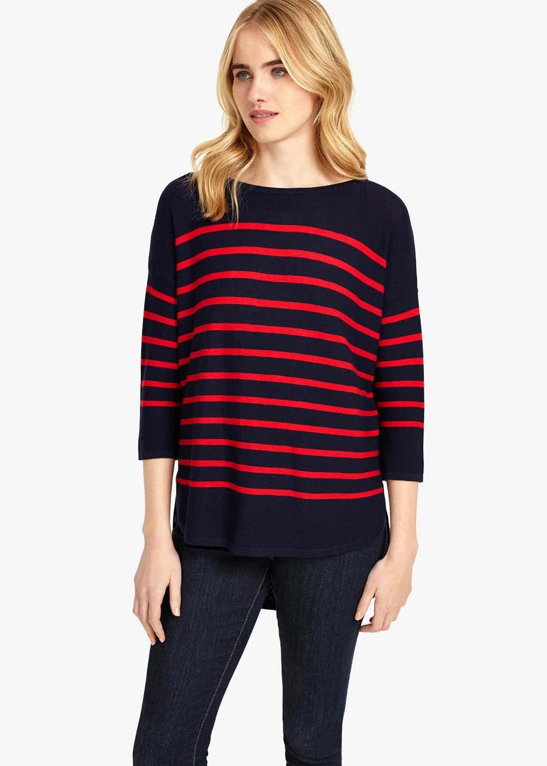 Megg Breton Stripe Knitted Jumper