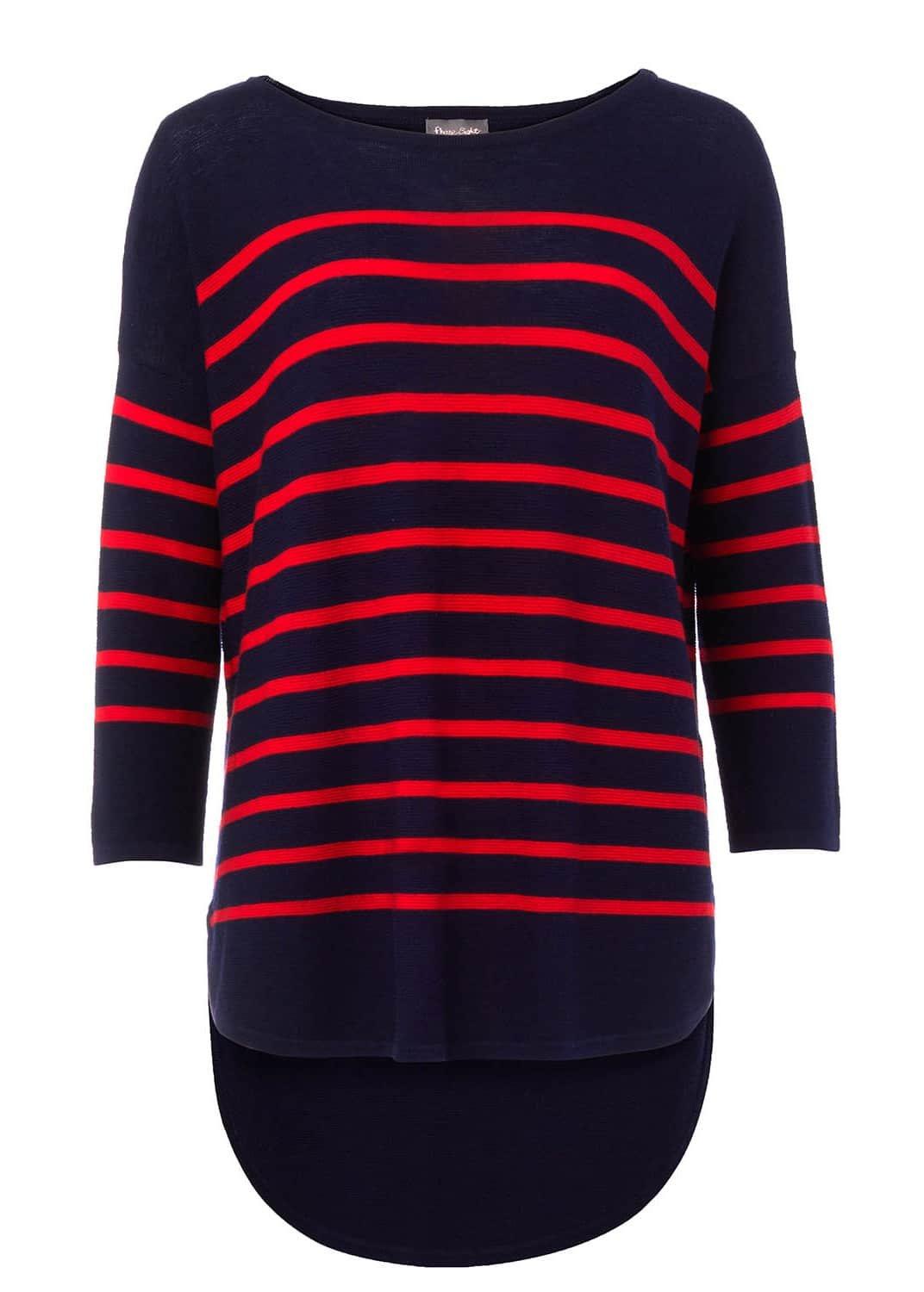 Megg Breton Stripe Knitted Jumper