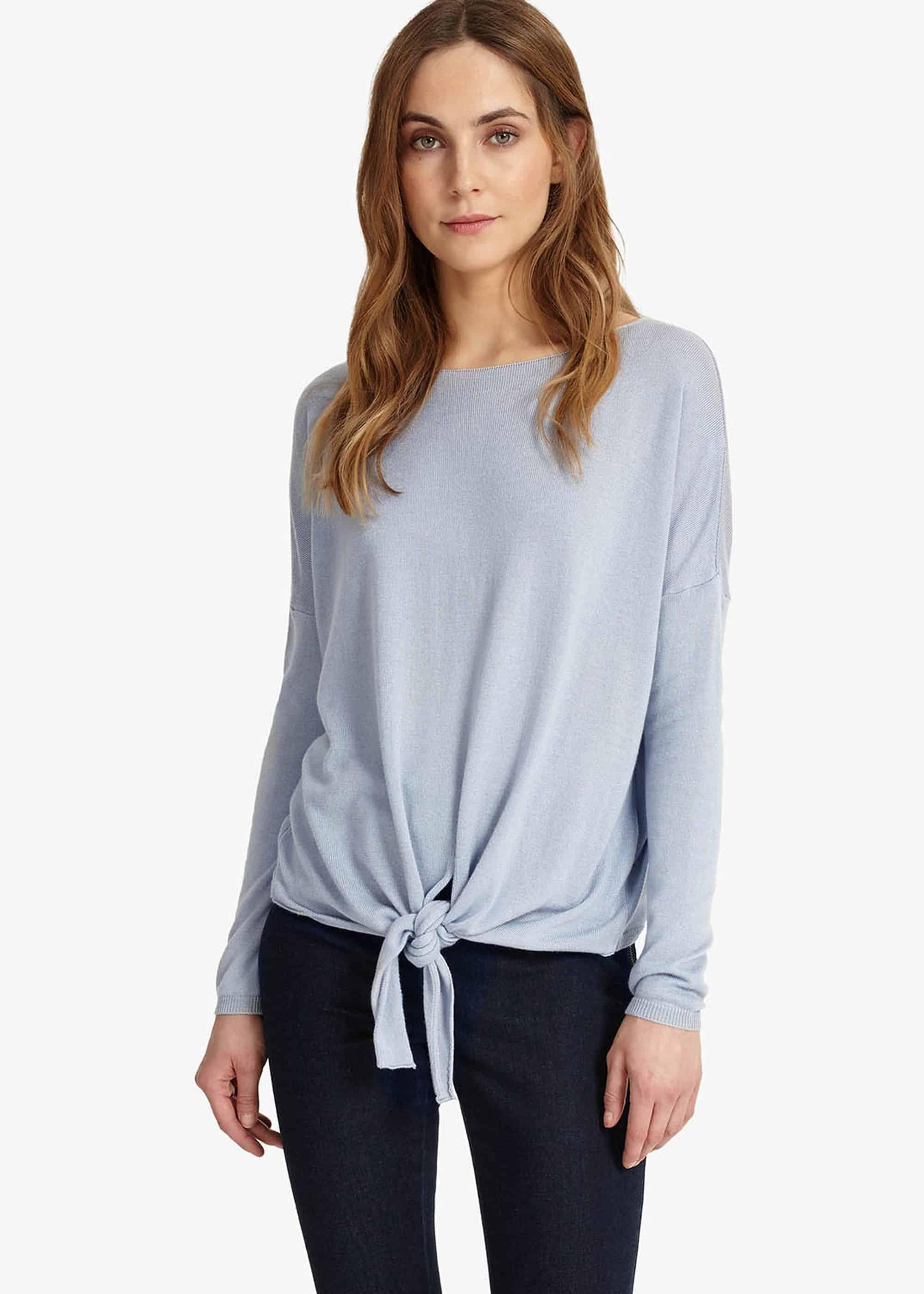 Jolanda Tie Front Knitted Jumper