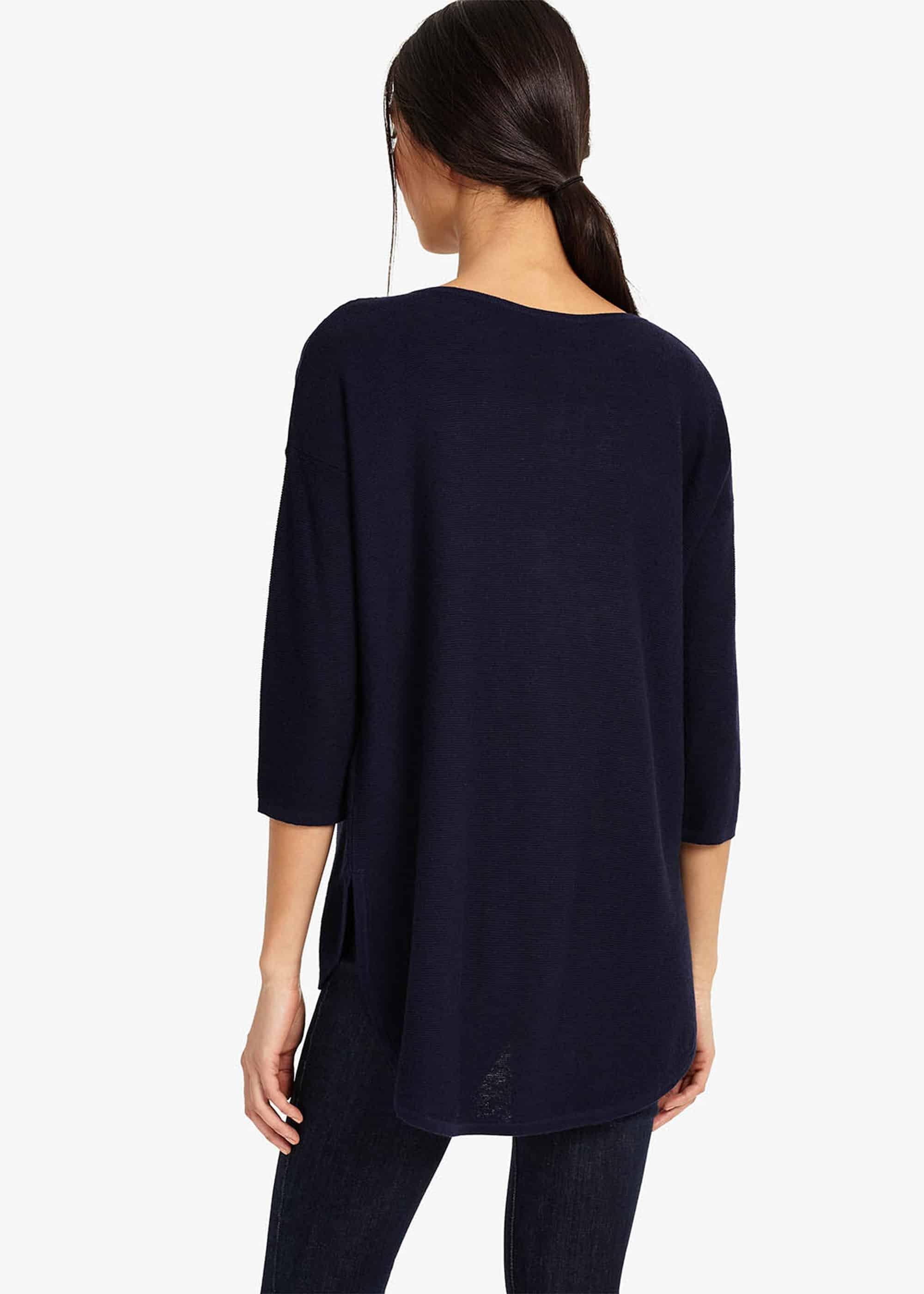 Megg Curve Hem Knitted Jumper