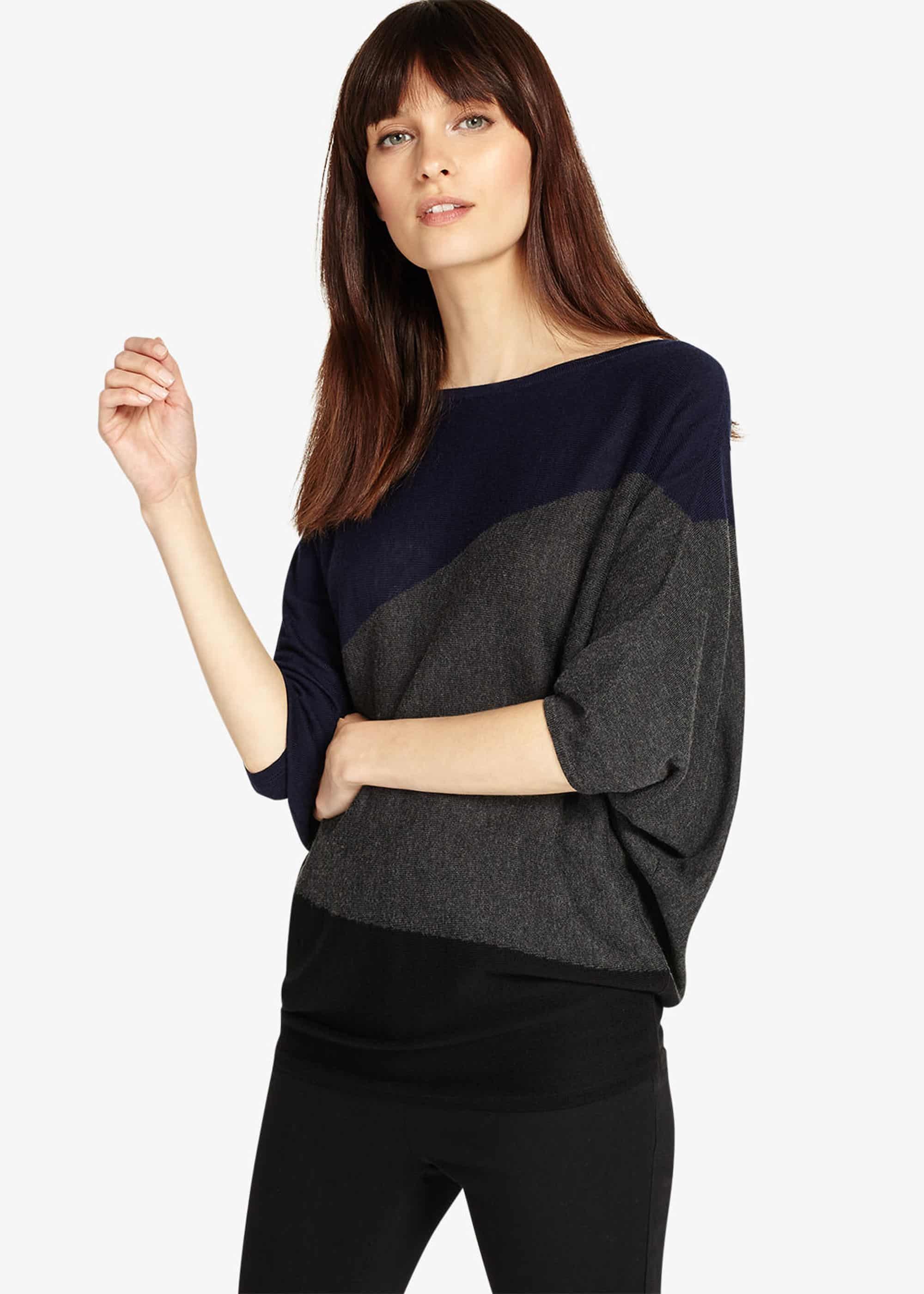 Becca Diagonal Block Jumper
